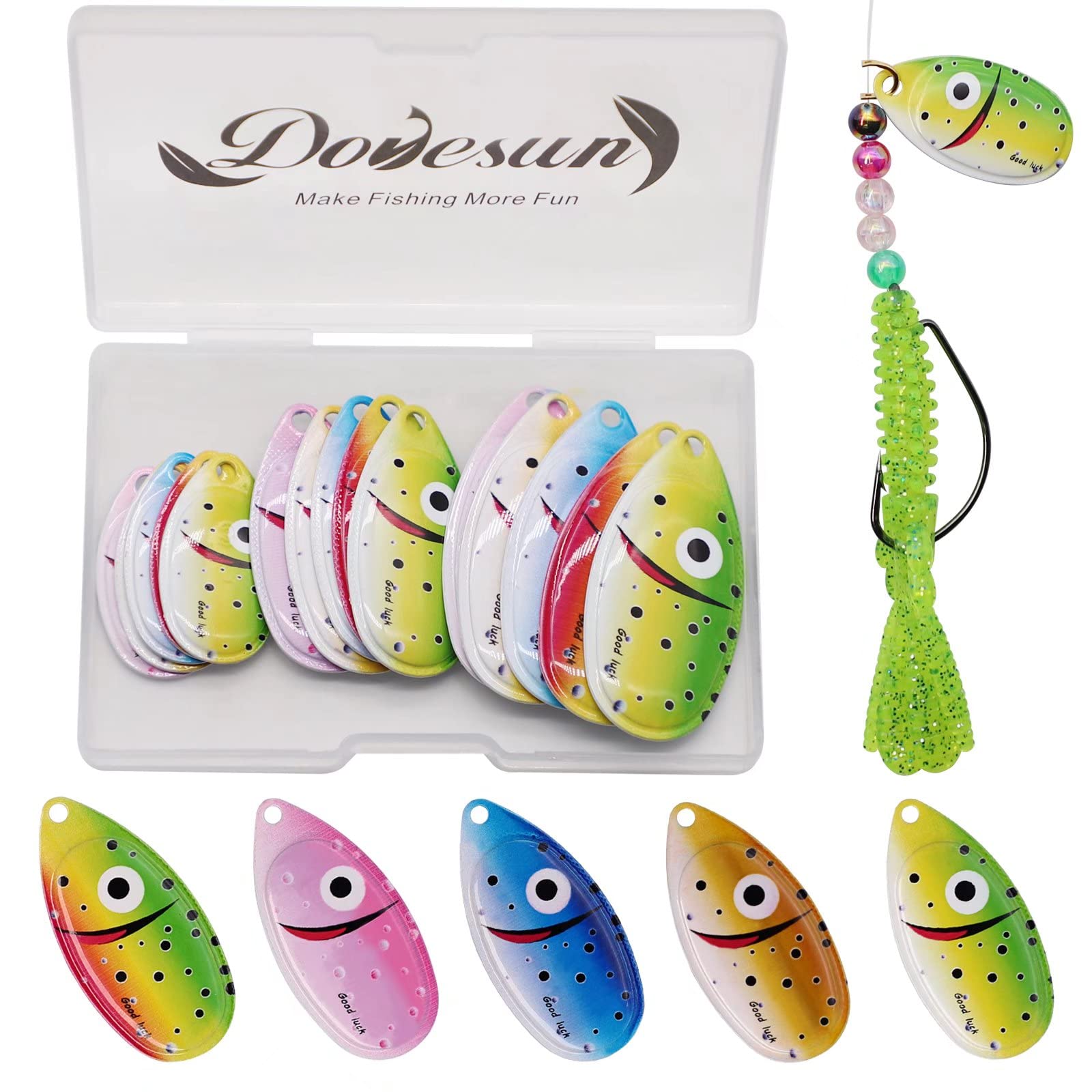 Dovesun Spinner Making Kit Inline Spinner Baits Trout Lures Fishing Gift  DIY Kit Inline Spinner Making Kit A-228PCS-Inline Spinners Making Kit :  : Sports, Fitness & Outdoors