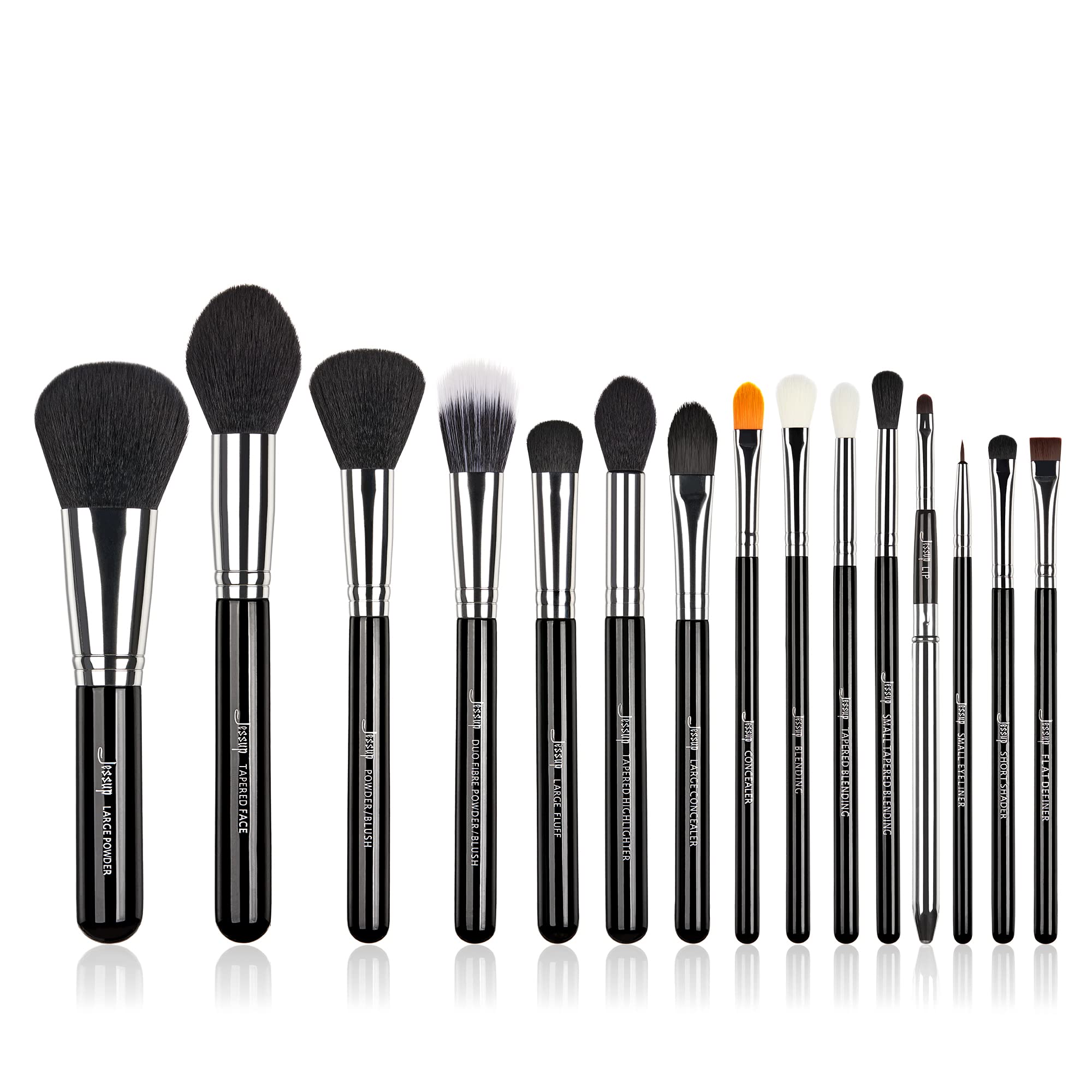 Jessup Pro Makeup Brushes 15 Pcs Makeup Brush Set Cosmetics Make