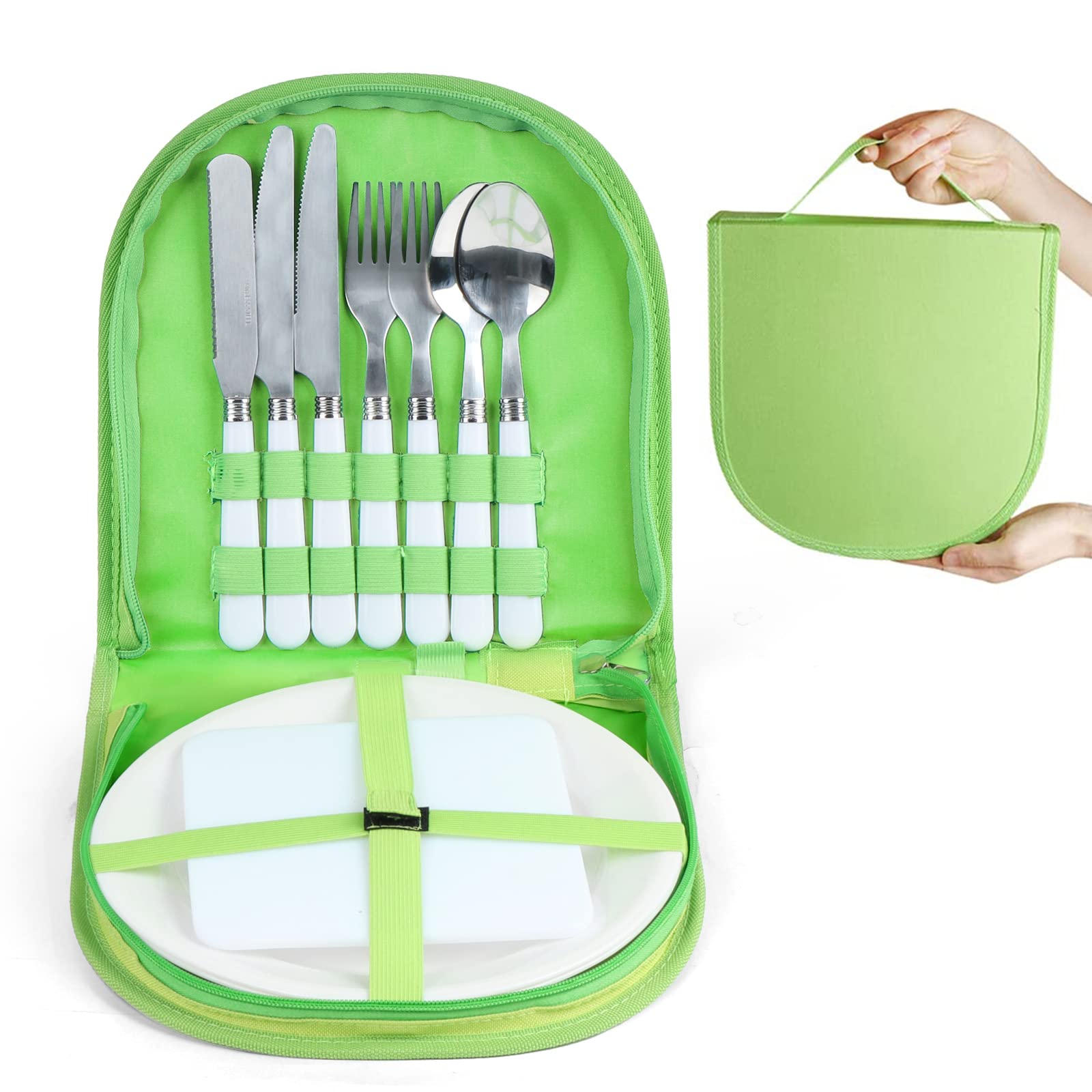 Travel Cutlery Set Camping Silverware Kit Picnic Flatware Kit