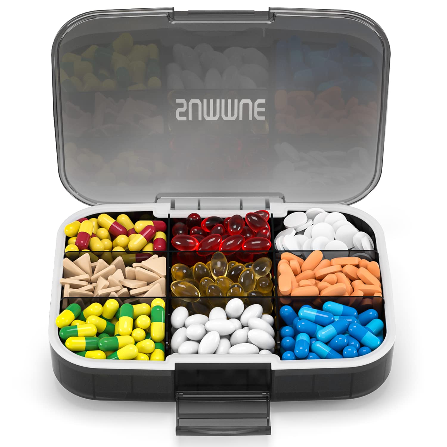 Portable Pill Box/vitamin/ Pill Storage Box, Sealed Moisture-proof