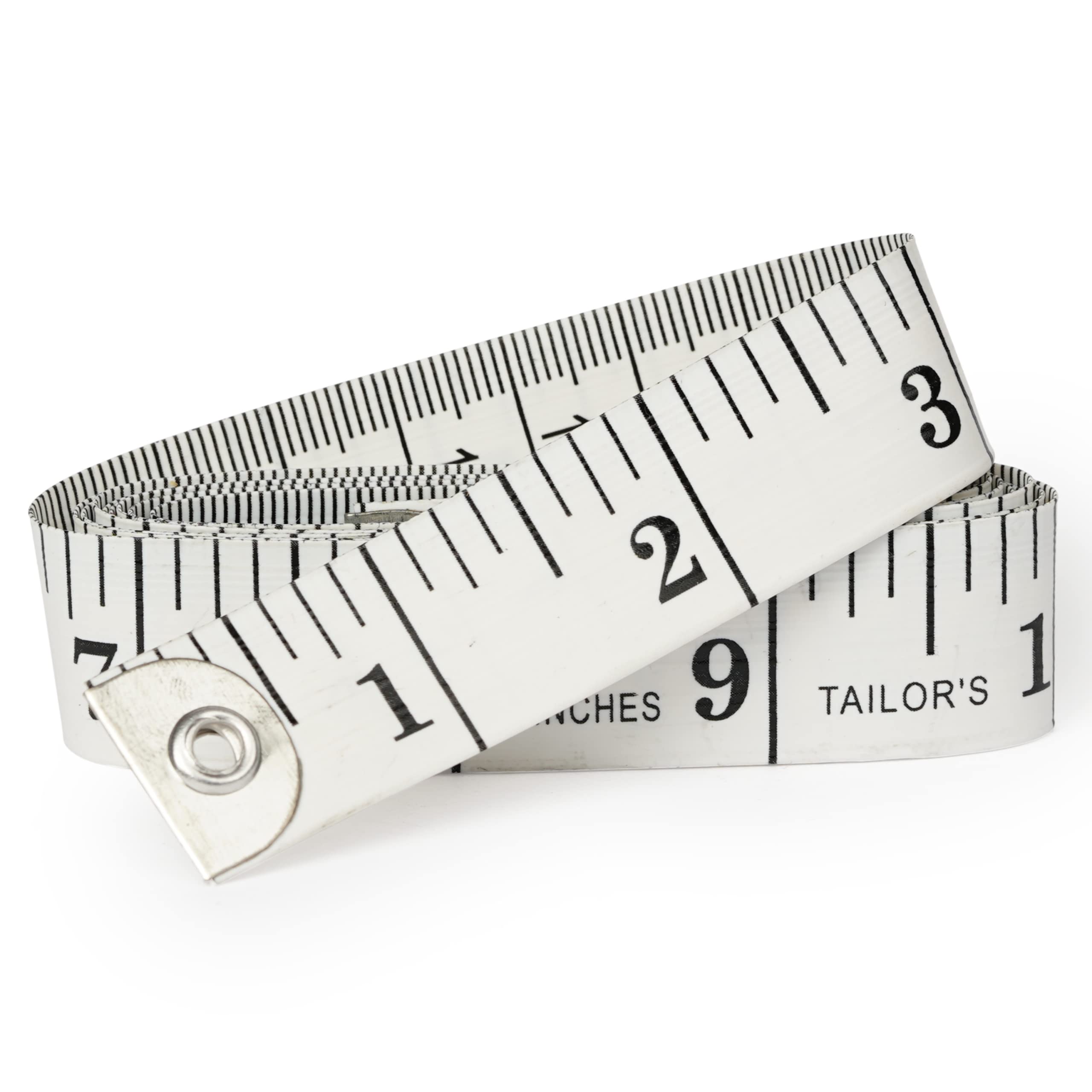 Flexible Tape Measure Showing Inches Centimetres Stock Photo