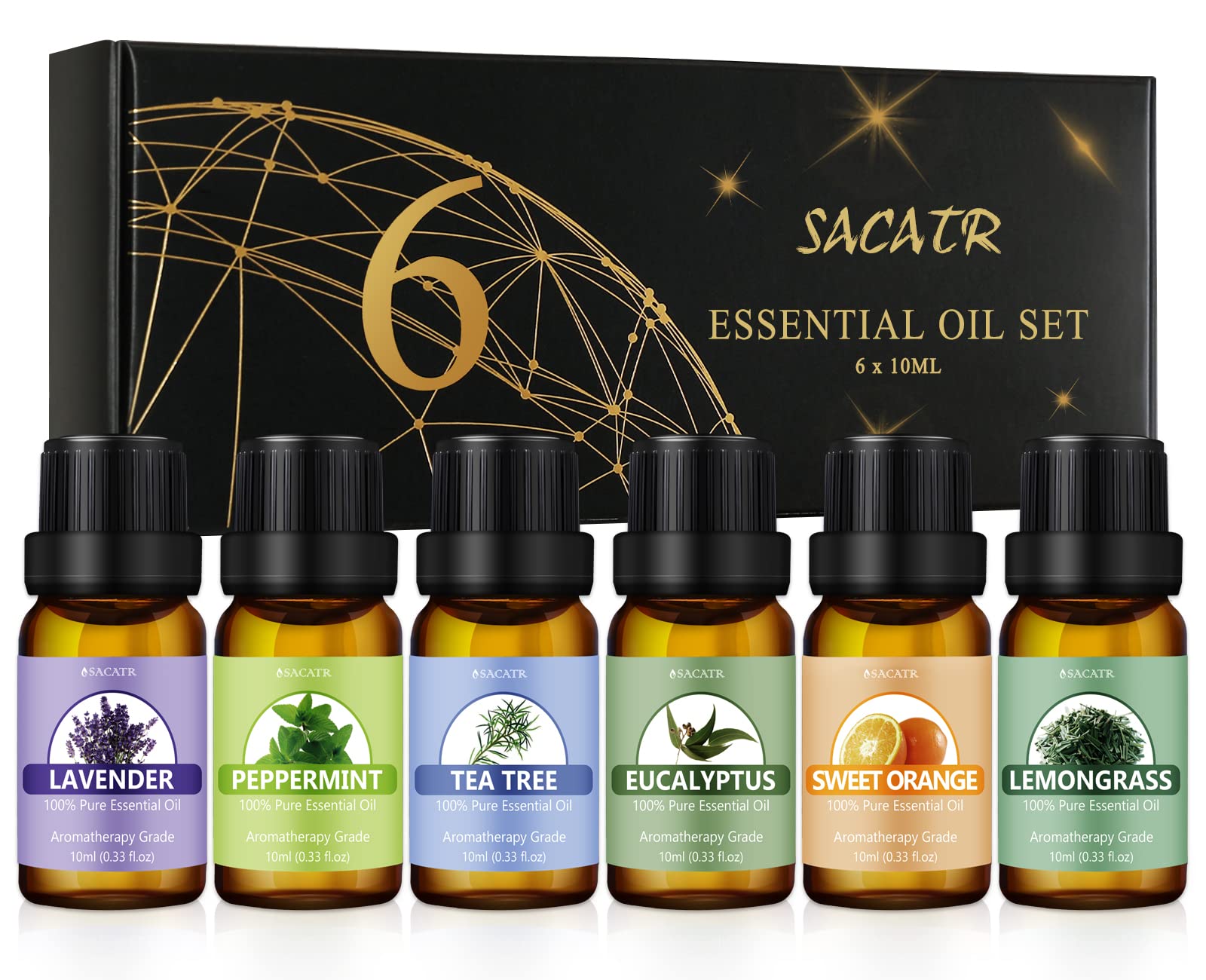 Essential Oil Set 6 Pcs Safe Essential Oils For Skin 10ml Aromatherapy Essential  Oil Set For DIY Candle Making Soap Scents Body - AliExpress