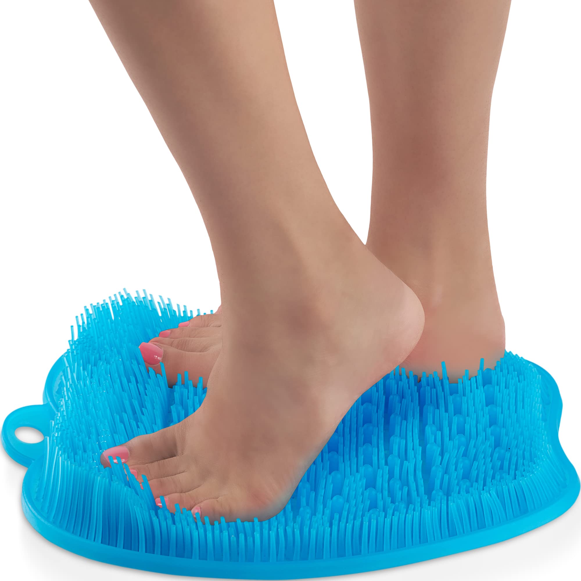 Shower Foot Scrubber Massager with Non Slip Suction Cups