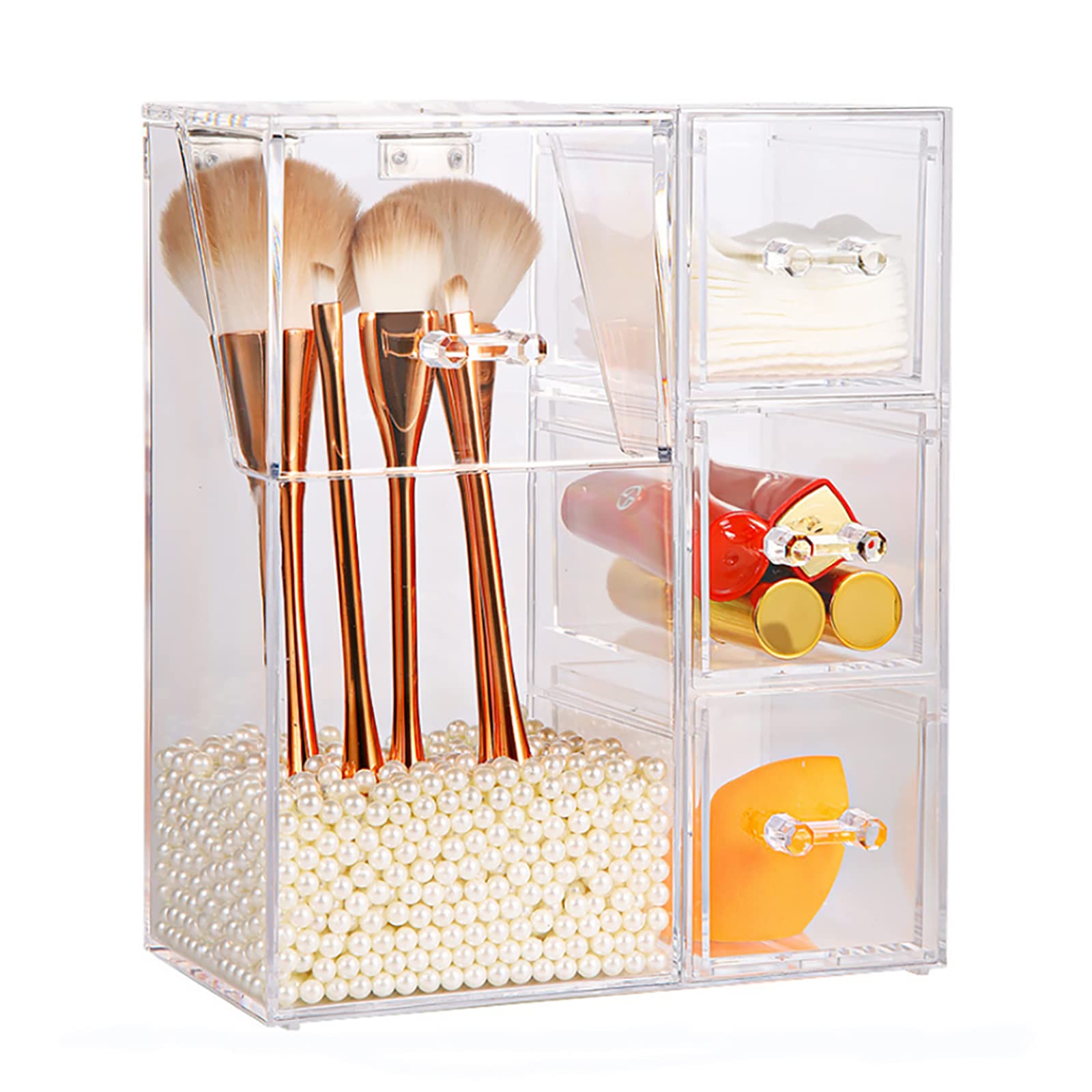 Makeup Brush Holder Dustproof Makeup Brush Organizer Pen Holder