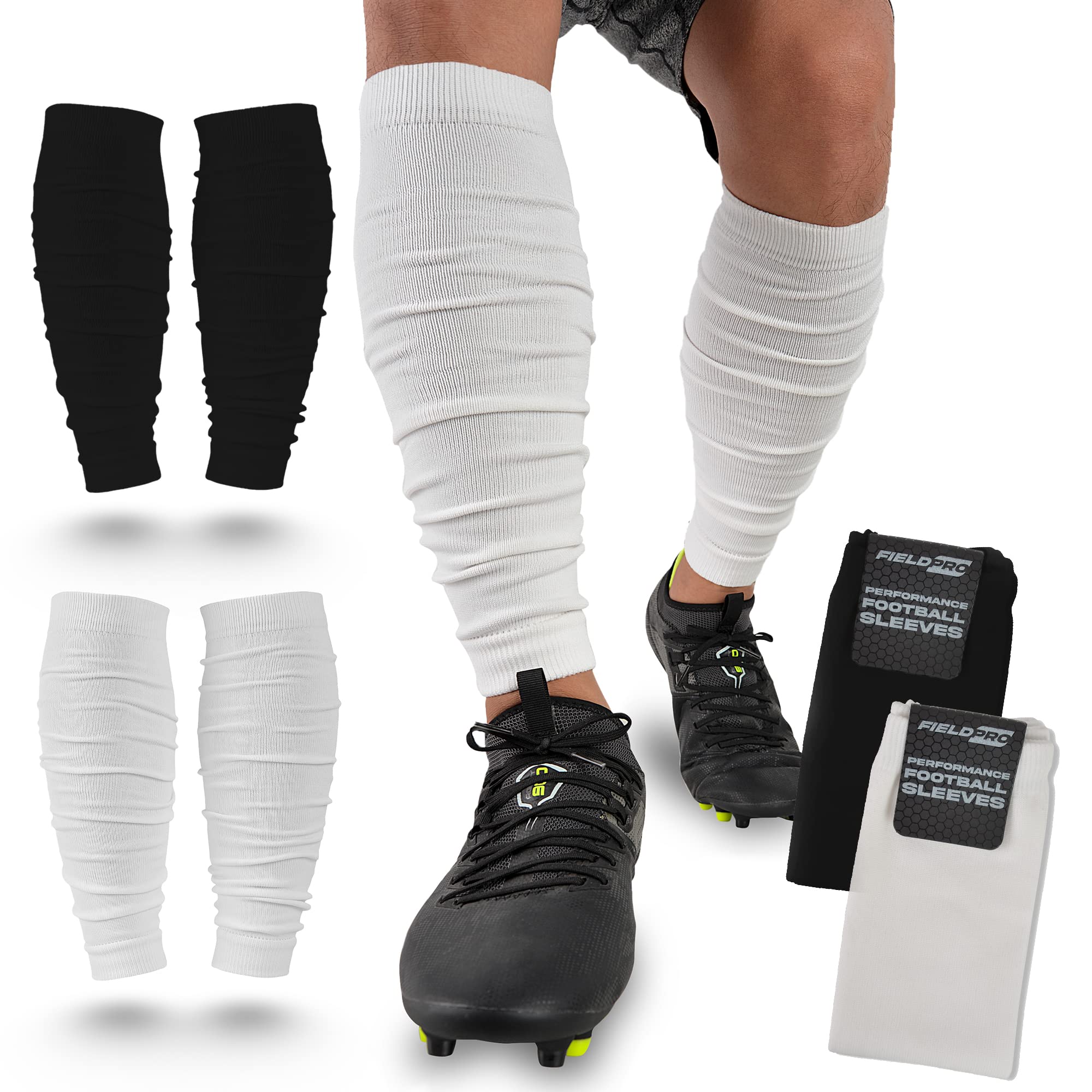 Football Leg Sleeve for Adult & Youth, Leg Sleeves for Men Football, Calf  Compression Football Sleeves, Football Leg Sleeves for Youth 