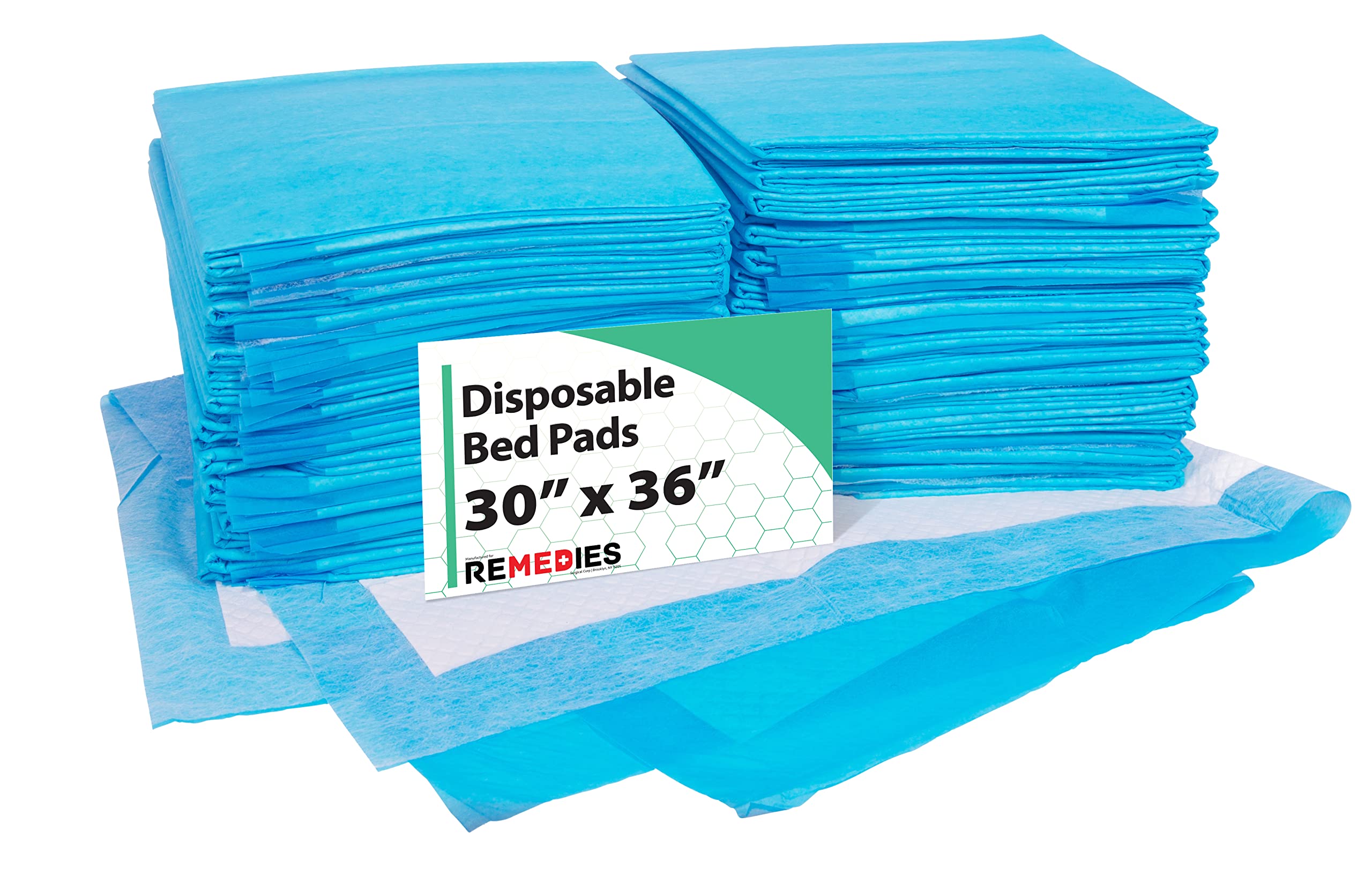 Disposable Bed Pads 23x 36 Non-Slip, Overnight Absorbency,Ultra 23x36  Inch