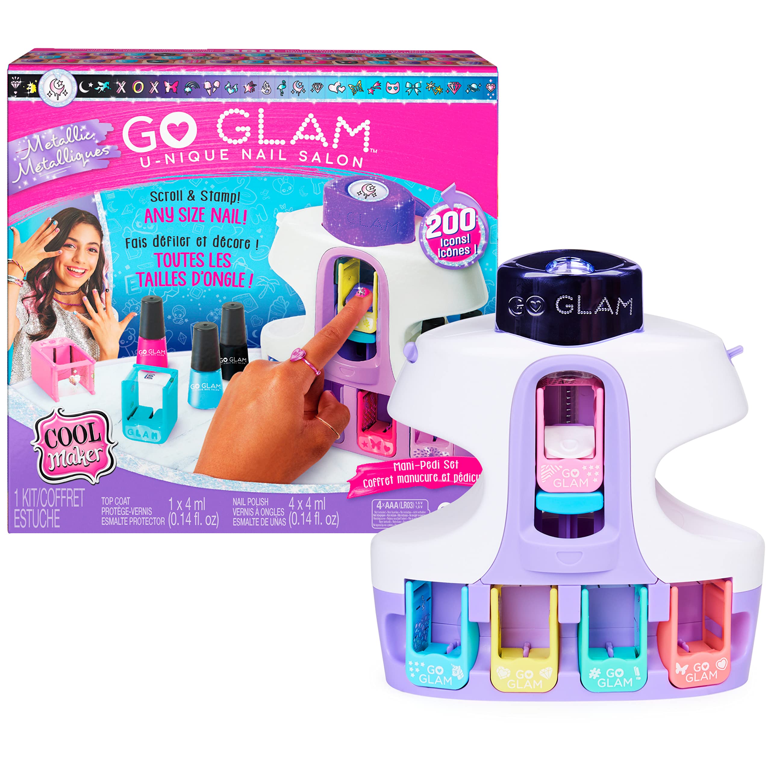 Cool Maker - Go Glam Nail Unique Salon - Machine à ongles avec