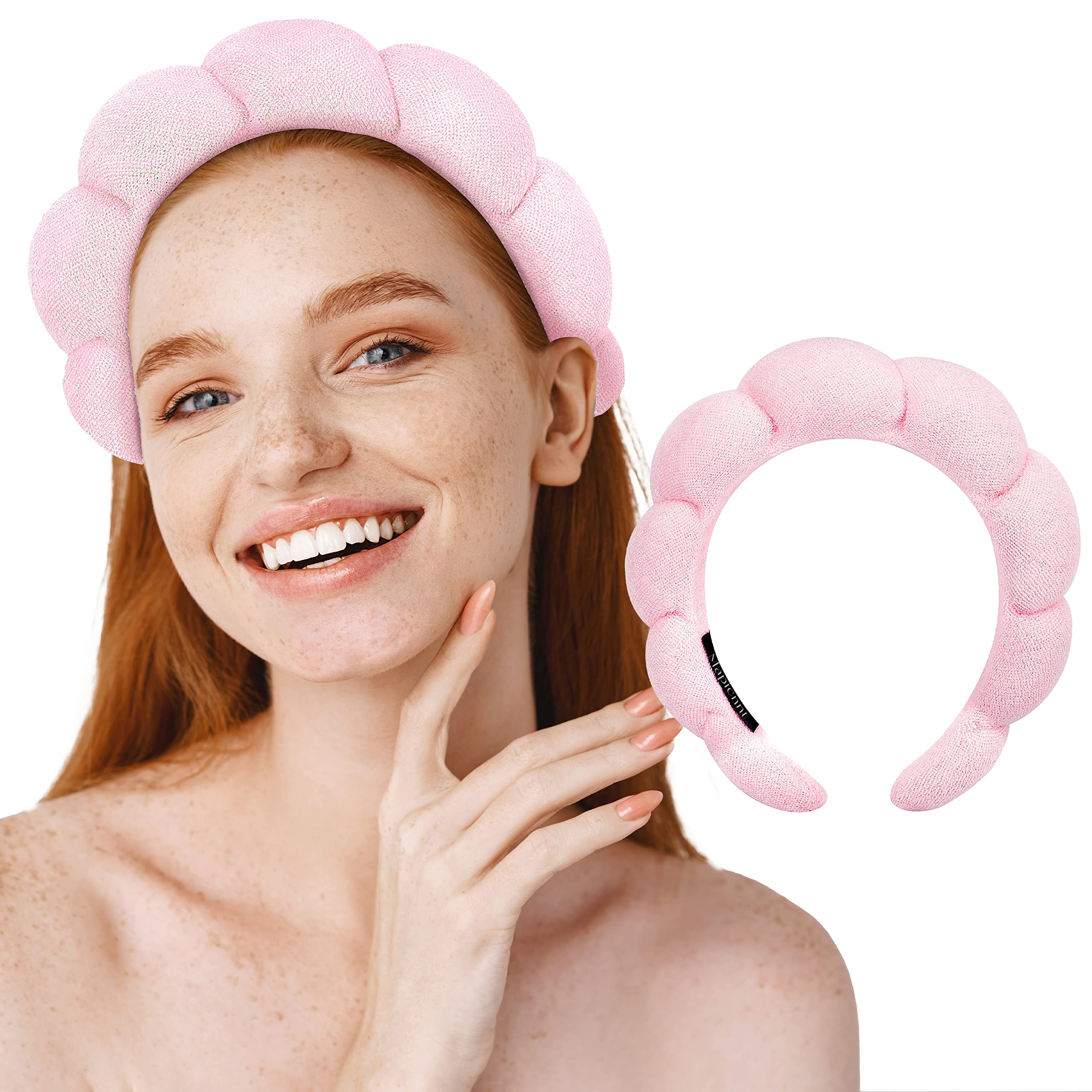  Sponge Spa Headband for Women, Makeup Headband and