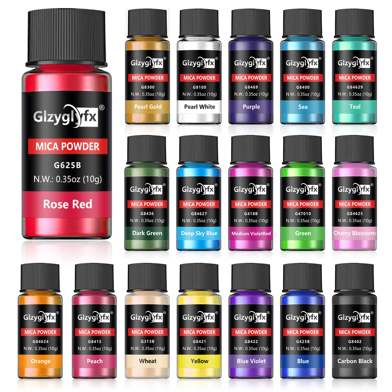 Eye Candy rainbow Blue Mica Pigment Powder Multipurpose Natural Bath Bombs,  Resin, Paint, Epoxy, Soap, Nail Polish, Lip Balm 