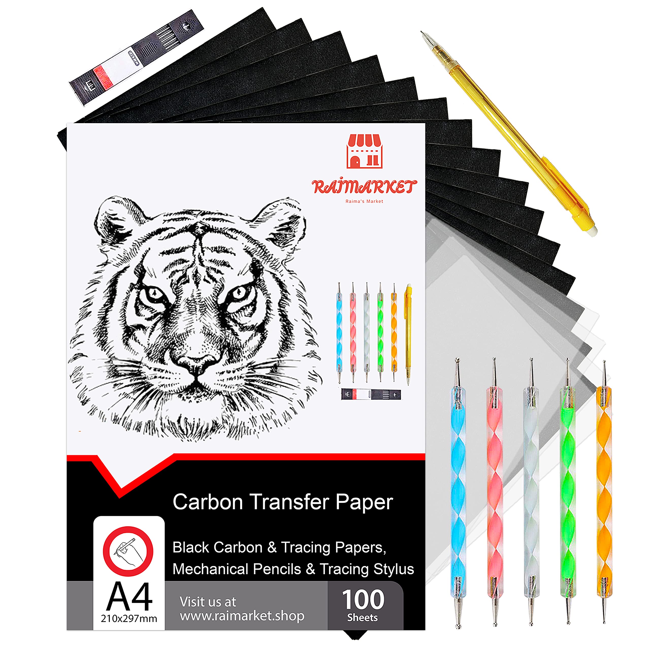 30 Packs Carbon Papers for Tracing, Graphite Carbon Copy Tracing Paper for  Wood Paper Canvas (8.5 by 11 Inch)