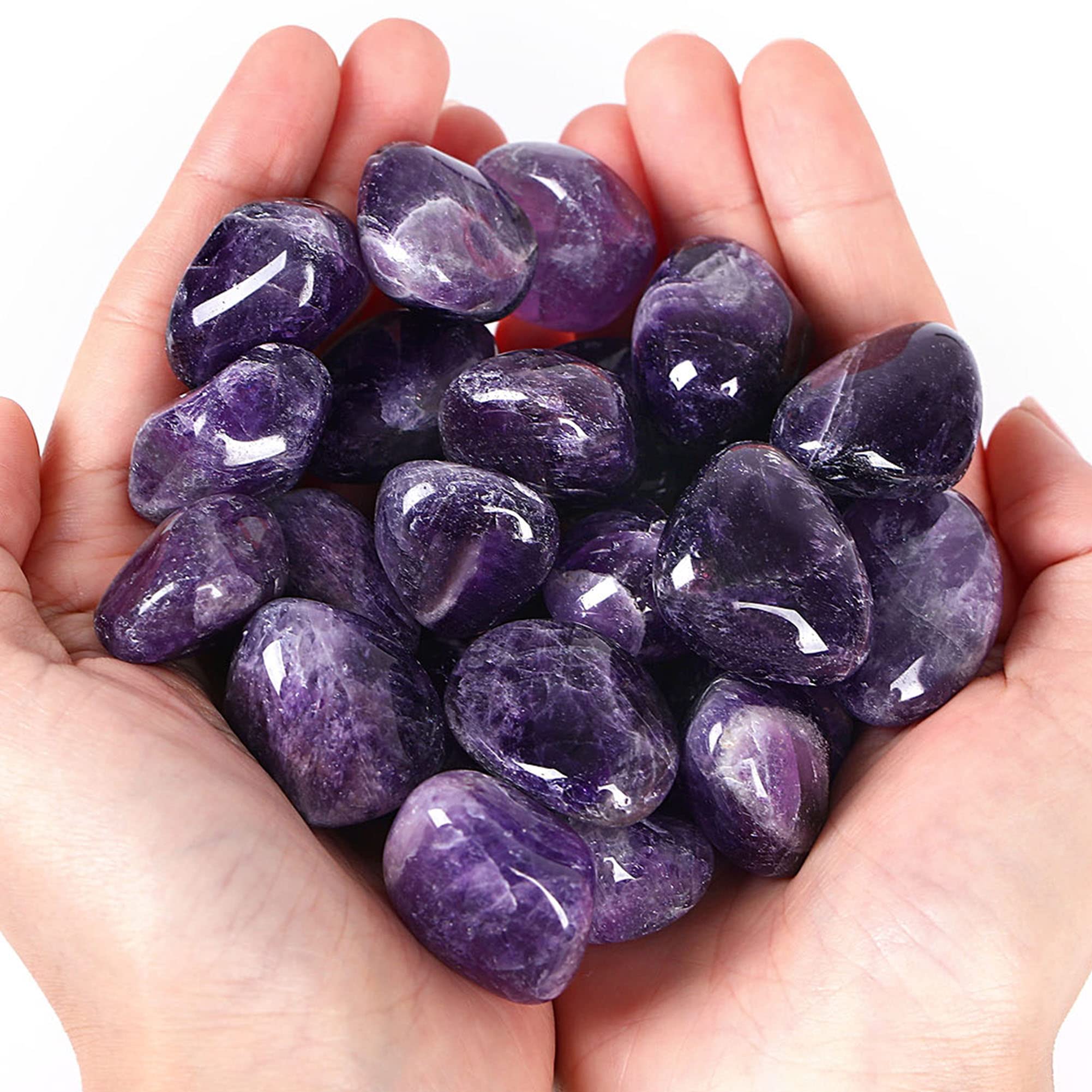 DUQGUHO Amethyst Healing Crystals Stones Set Natural Bulk Crystals