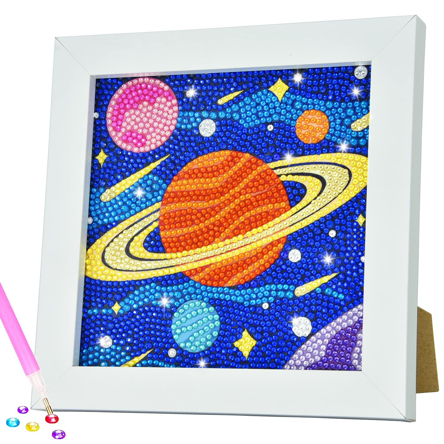 Diamond Art Kits for Kids Diamond Dots by Number or Alphabet Art and Crafts  Ages