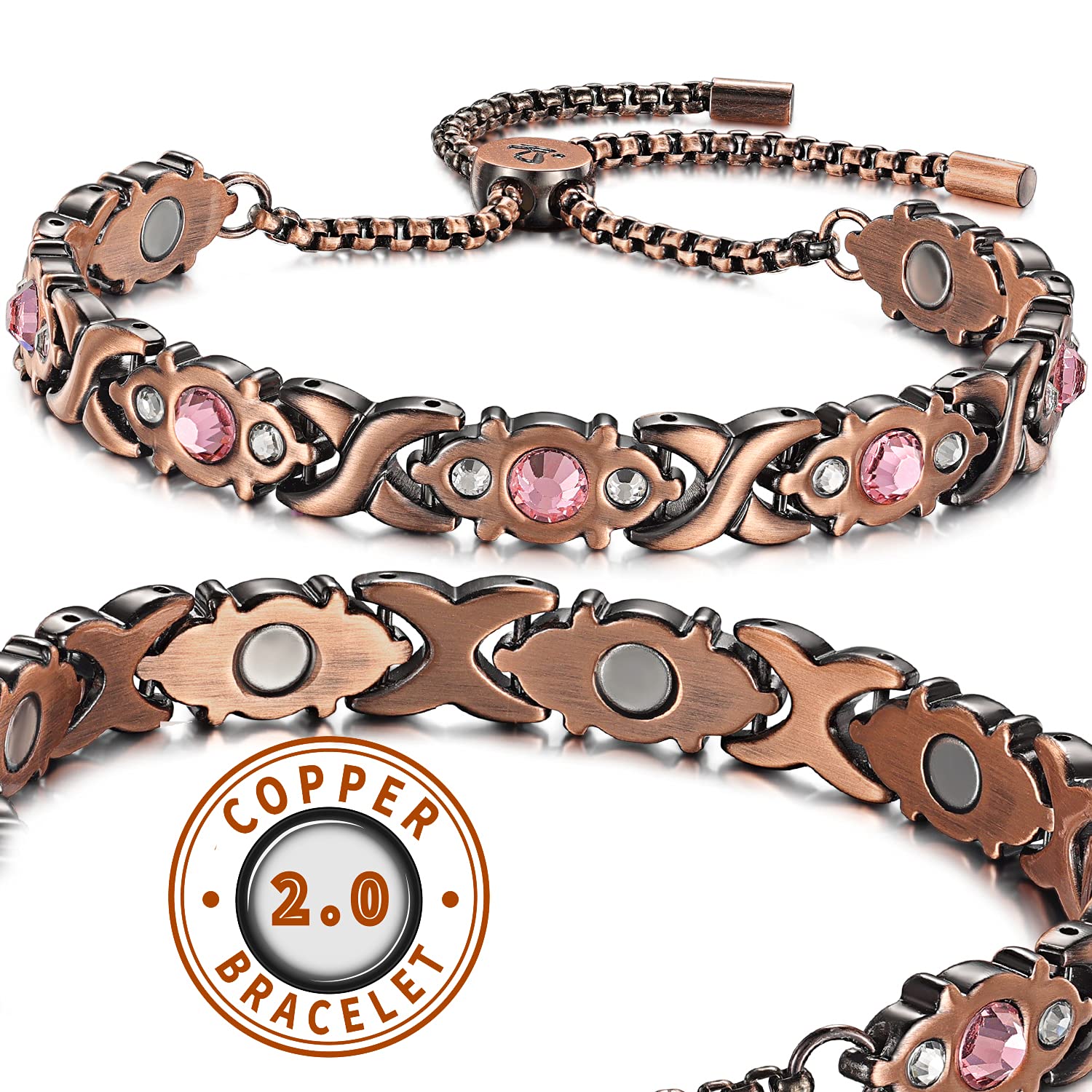 Twisted Pure Copper Bracelet Adjustable Health Bracelet for Men and Women |  Shop Today. Get it Tomorrow! | takealot.com