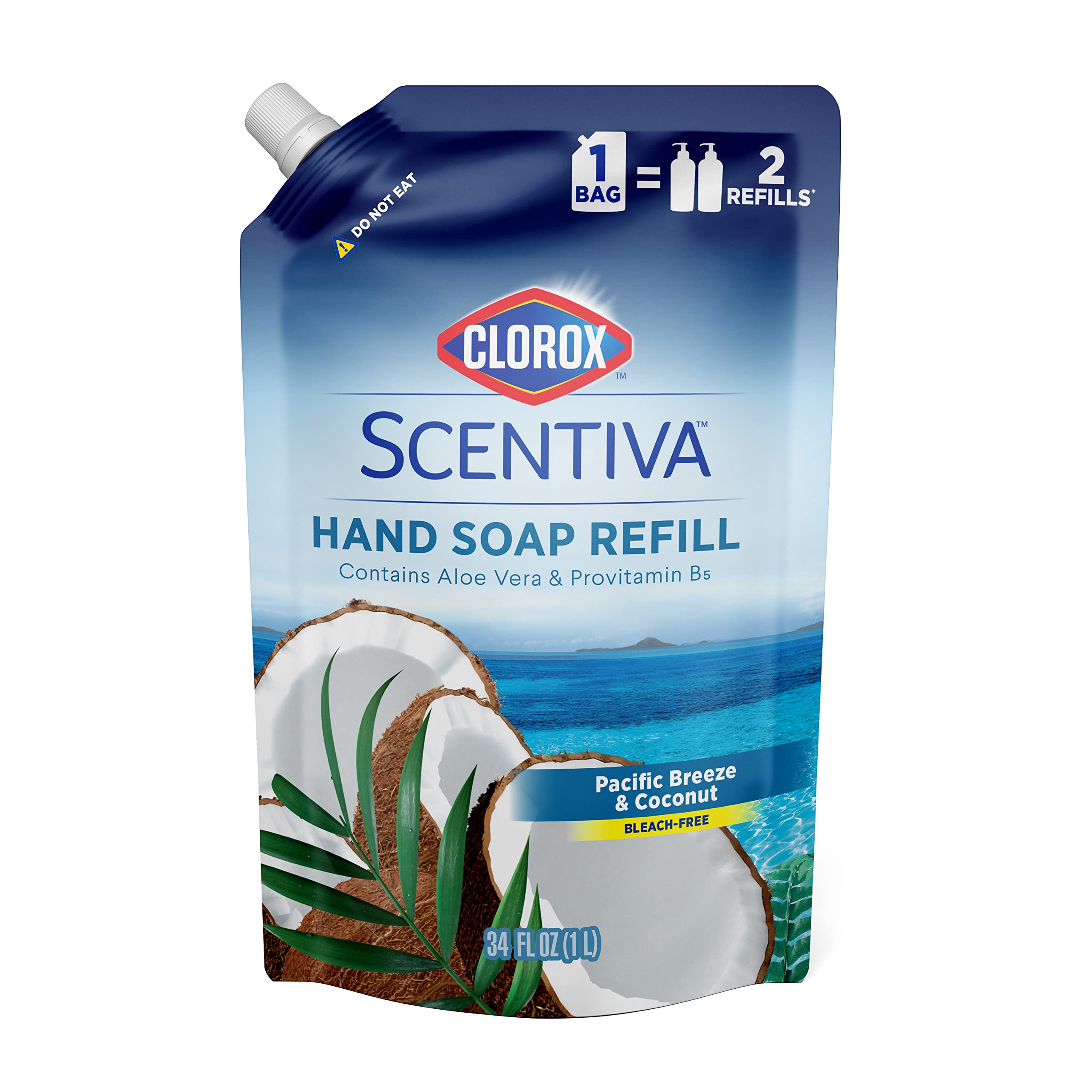 Clorox Scentiva Liquid Hand Soap Refill 34 oz Liquid Hand Wash