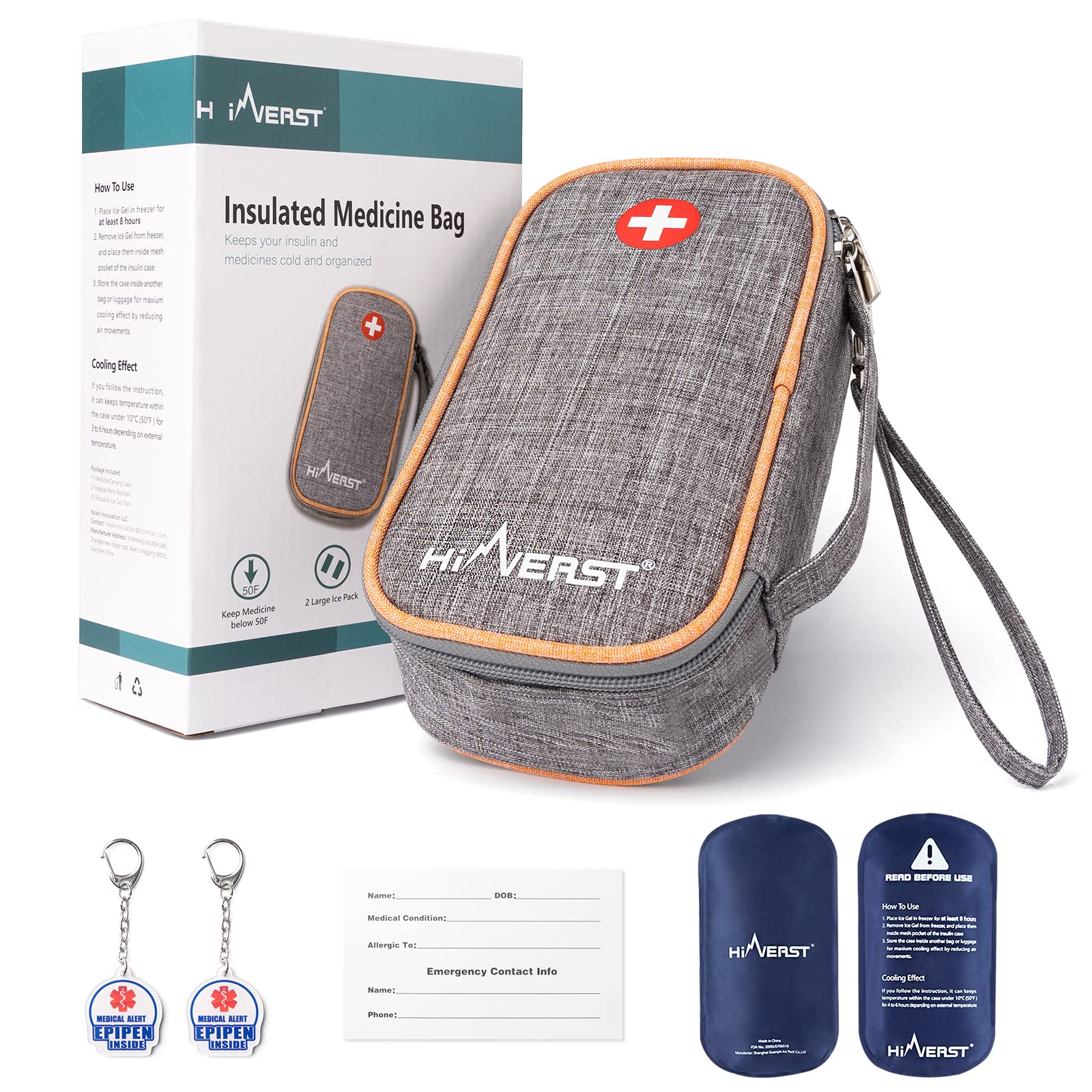 Large Insulated Medicine Bag