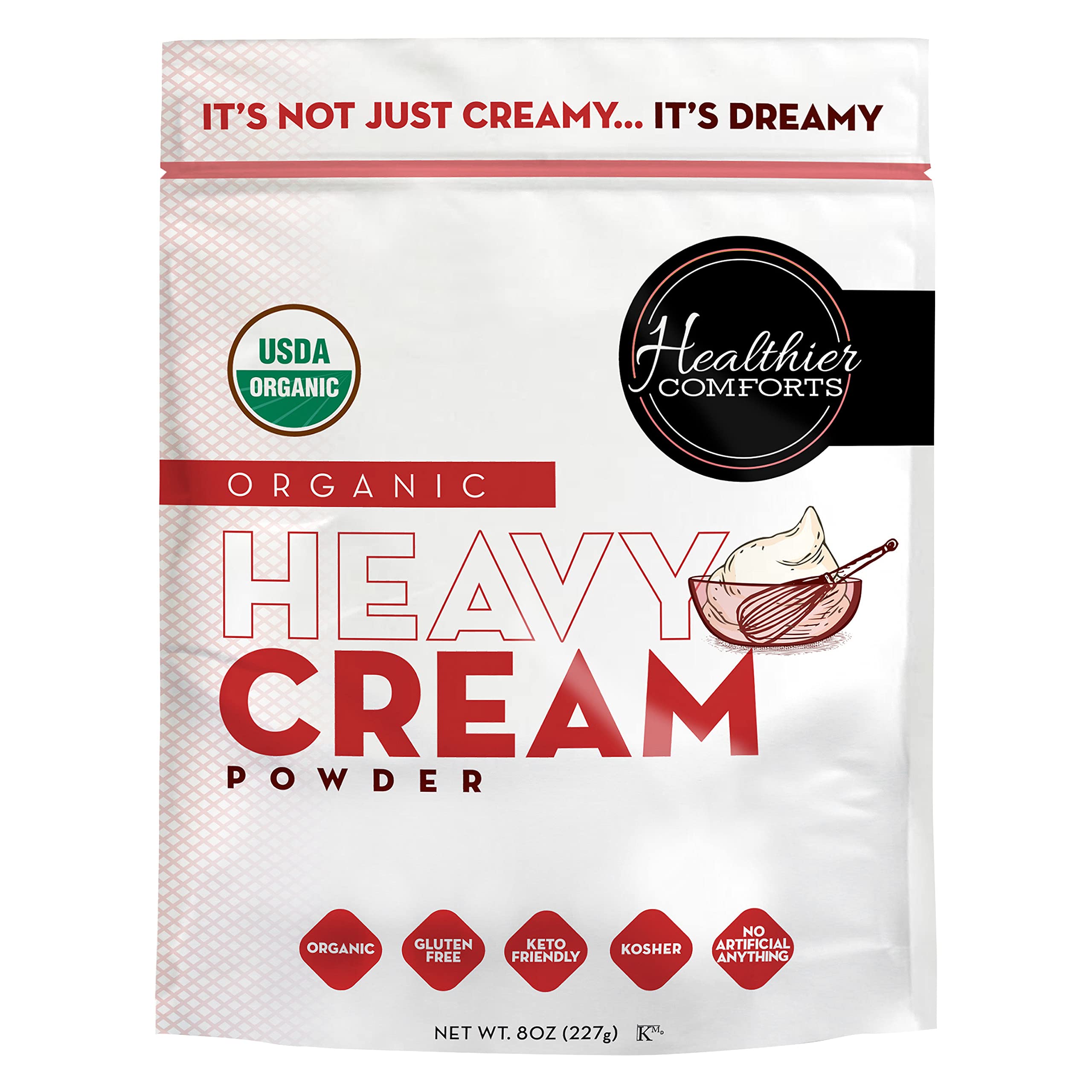 Heavy Cream Powder: Batch Tested Gluten-Free, Made in USA