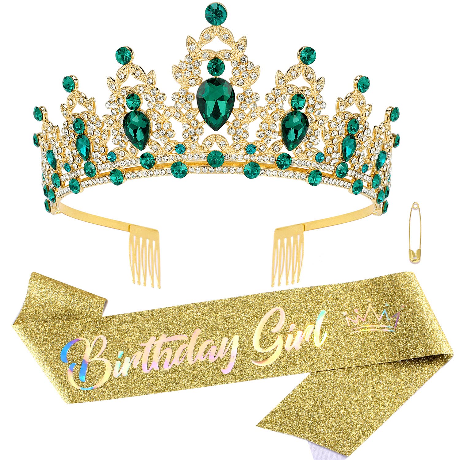 Birthday girl sash store and crown