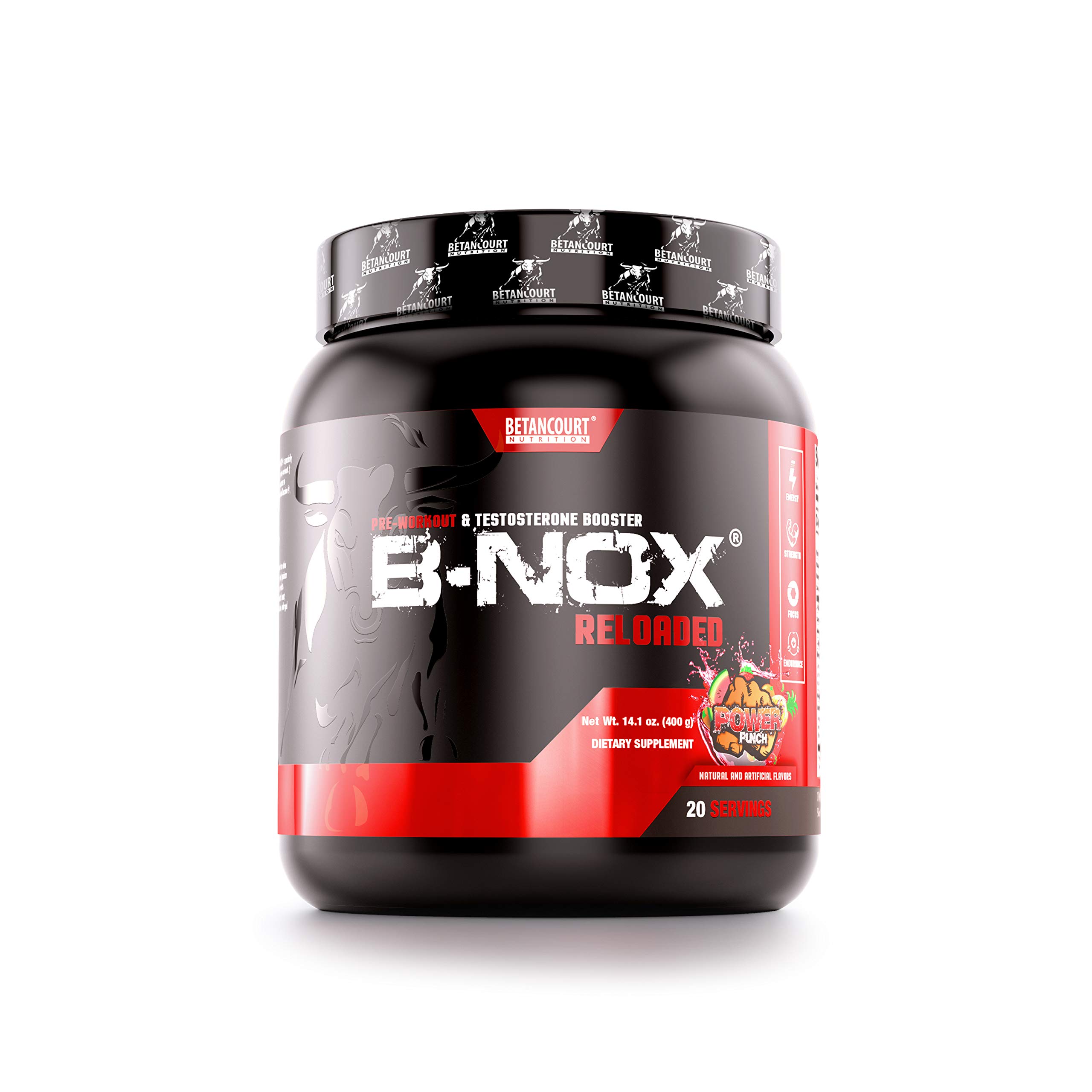 Betancourt Nutrition B Nox Androrush Reloaded Pre Workout And Testosterone Enhancer Extra 