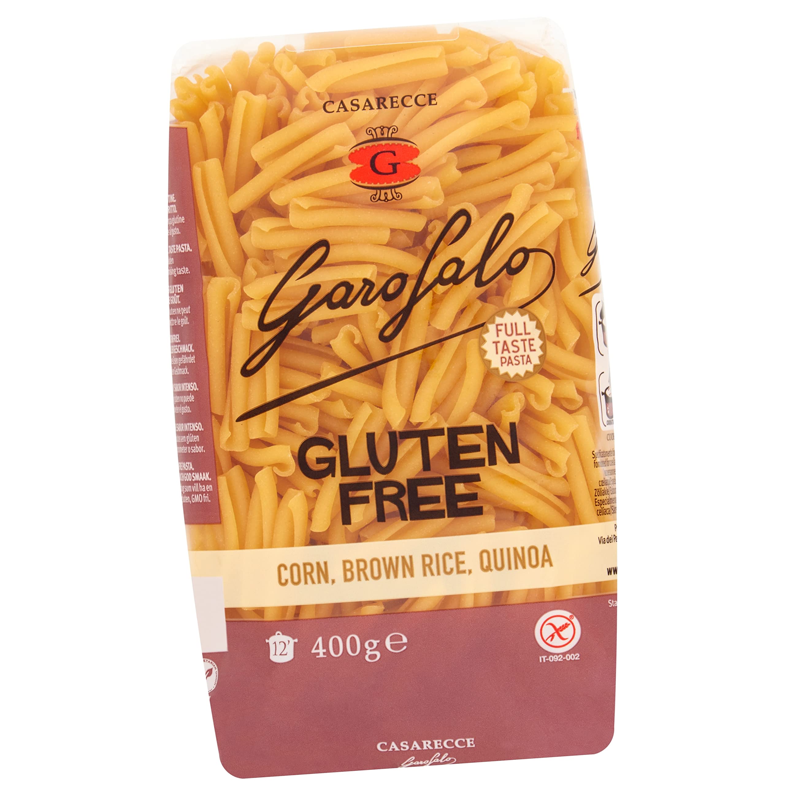 Casarecce sans gluten - Gluten Free - Pasta Garofalo