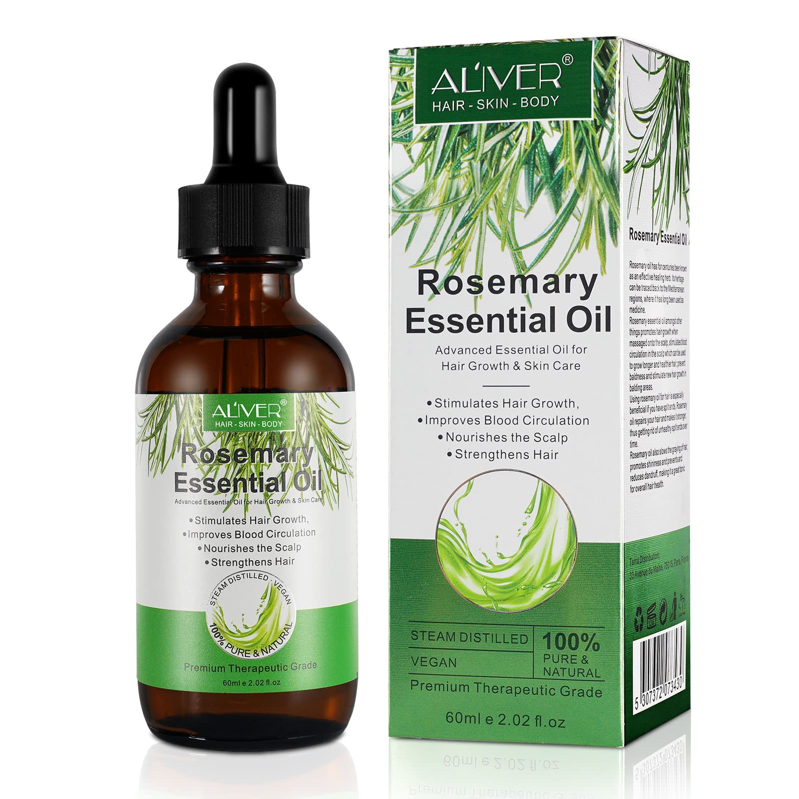 Rosemary Oil for Hair Growth Skin & Hair Care Hair Strengthening Oil for  Fuller Healthier Hair Perfect for Aromatherapy Diffuser Best Hair  Thickening Products(60 ML) 60 ml (Pack of 1)