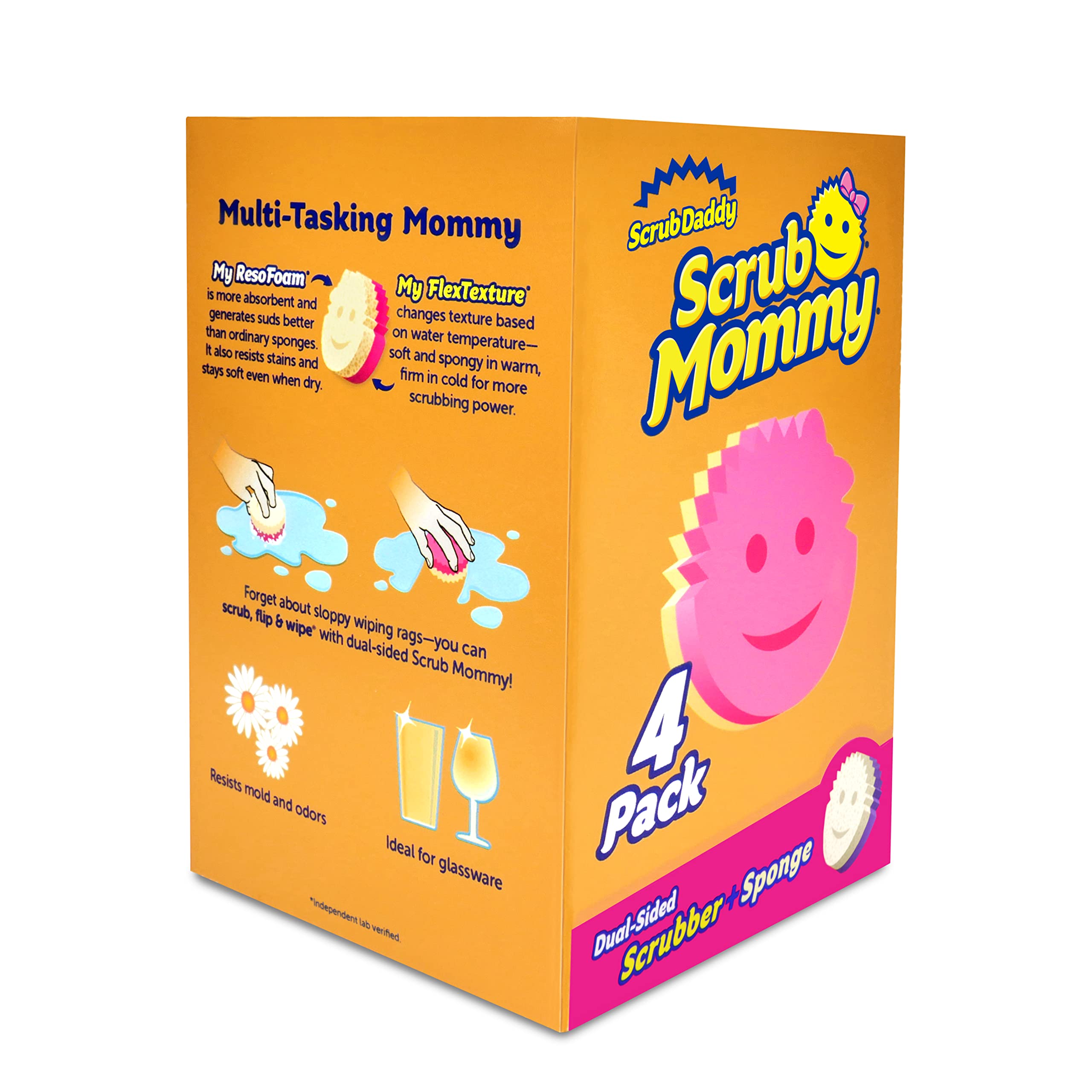 Scrub Daddy Scrub Mommy Dual Sided Scrubber Sponge • Price »