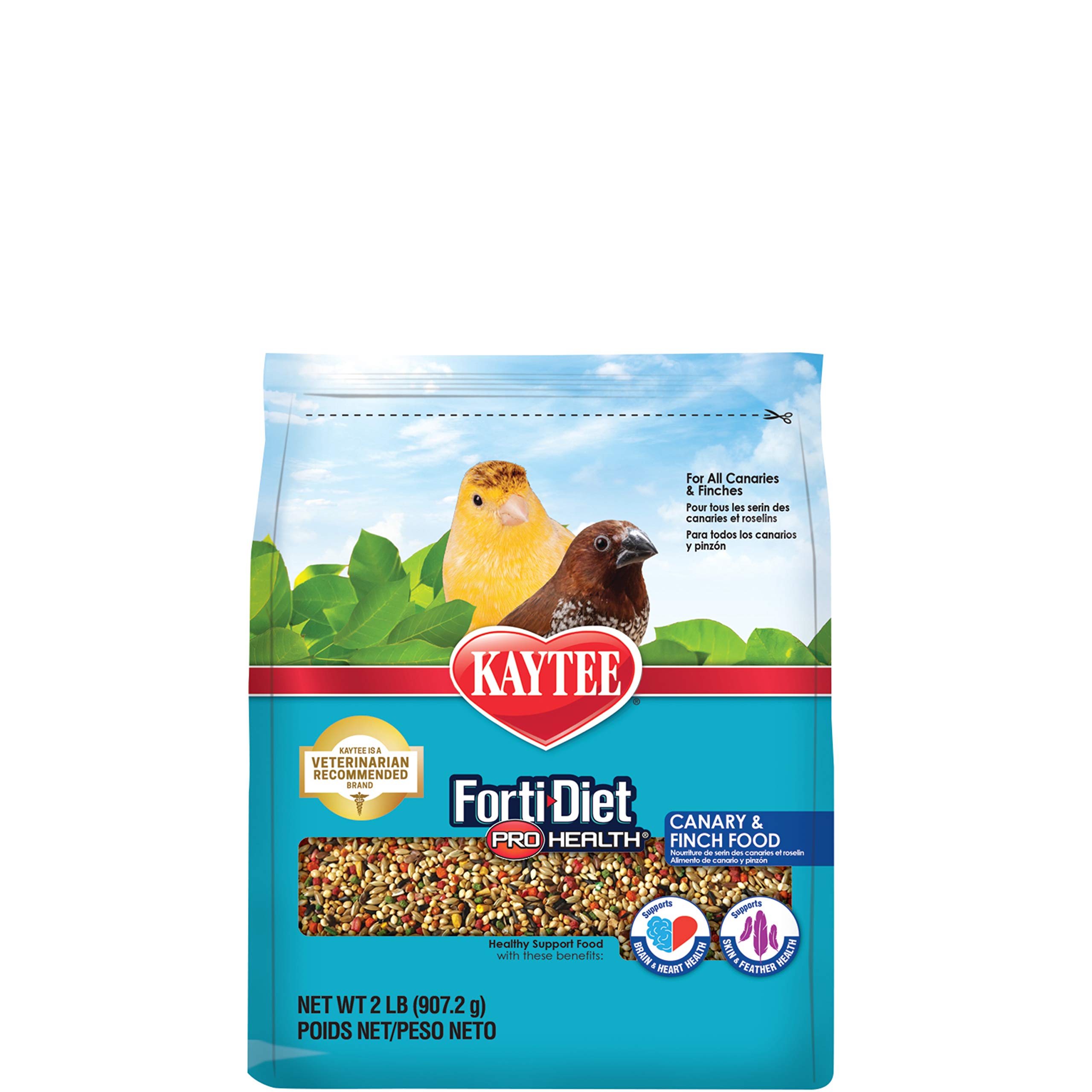 Kaytee Forti Diet Pro Health Canary Finch Pet Bird Food 2 Pound