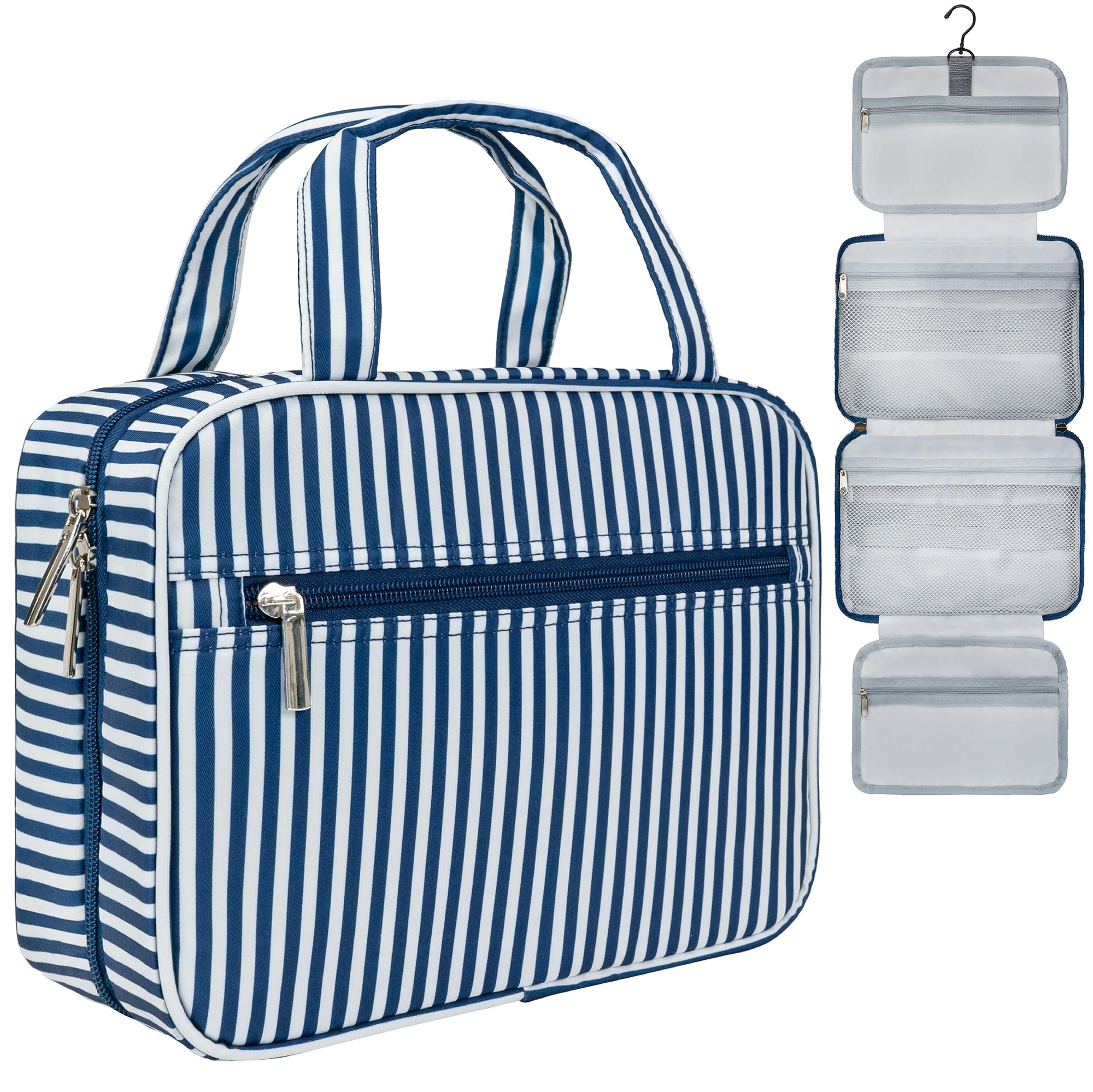 Hanging Roll-Up Makeup Bag / Toiletry Kit / Travel Organizer for
