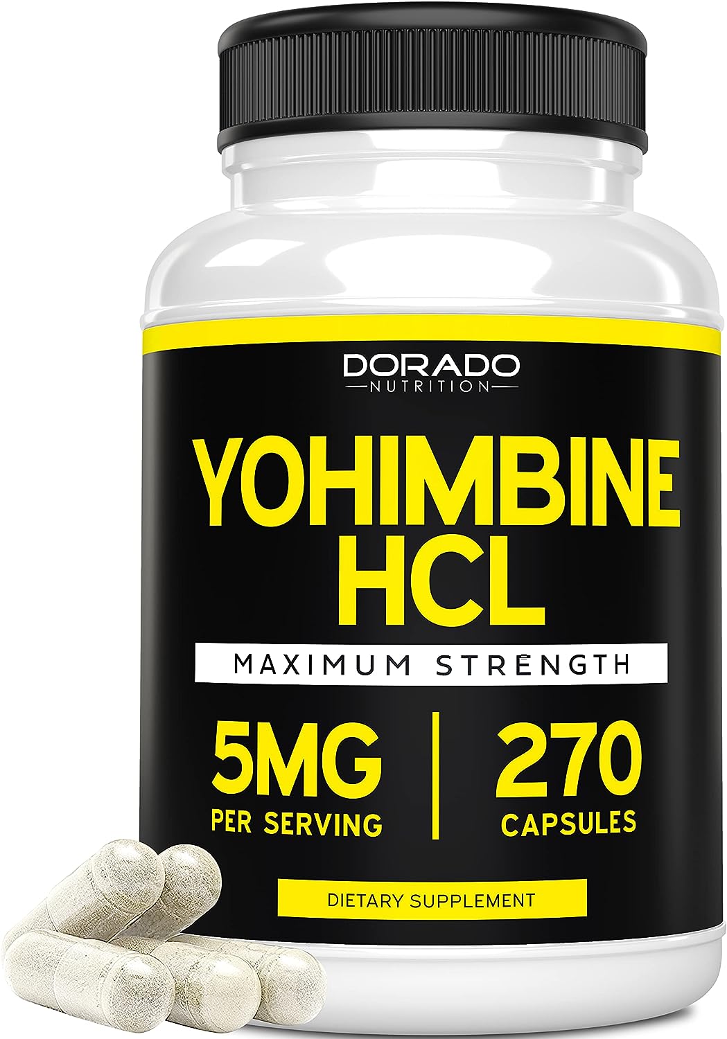 Yohimbine Hcl 5mg For Men And Women Yohimbe Extract Extra Strength Supplement 270 2160