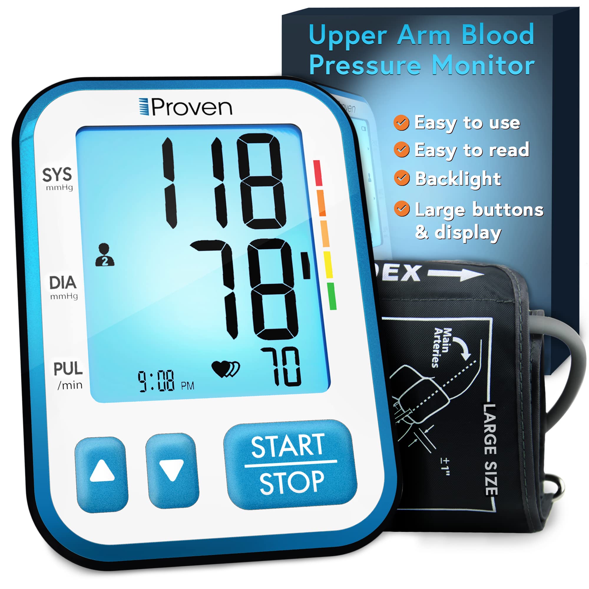  Blood Pressure Machine for Home Use - Large Cuff Blood