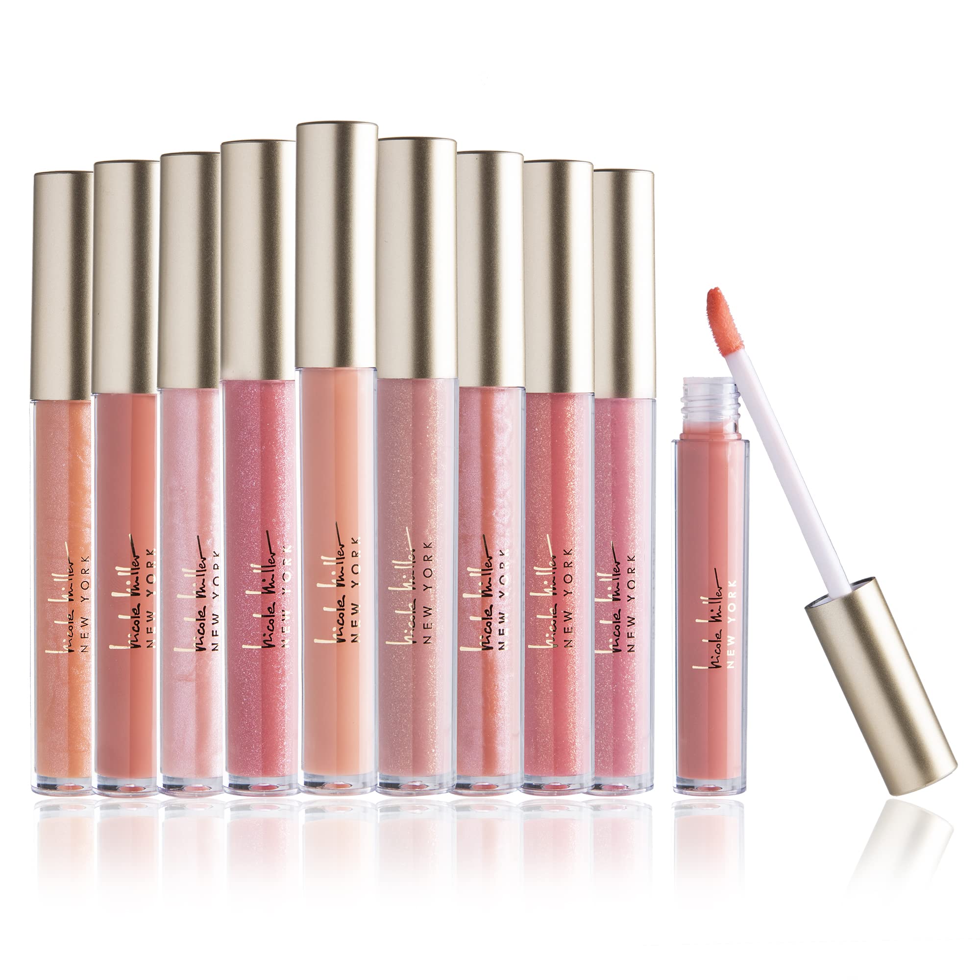Nicole Miller 5 Pc Lip Gloss Collection Pink (5 Pieces)