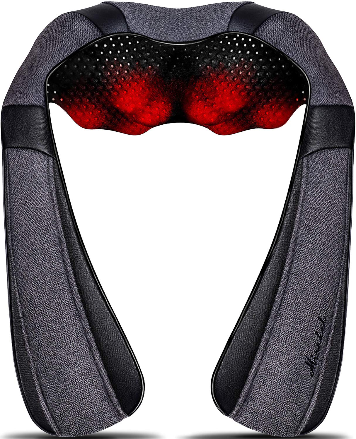 Neck Massager with Heat, Shiatsu Back Shoulder Massager,Gifts for Gray