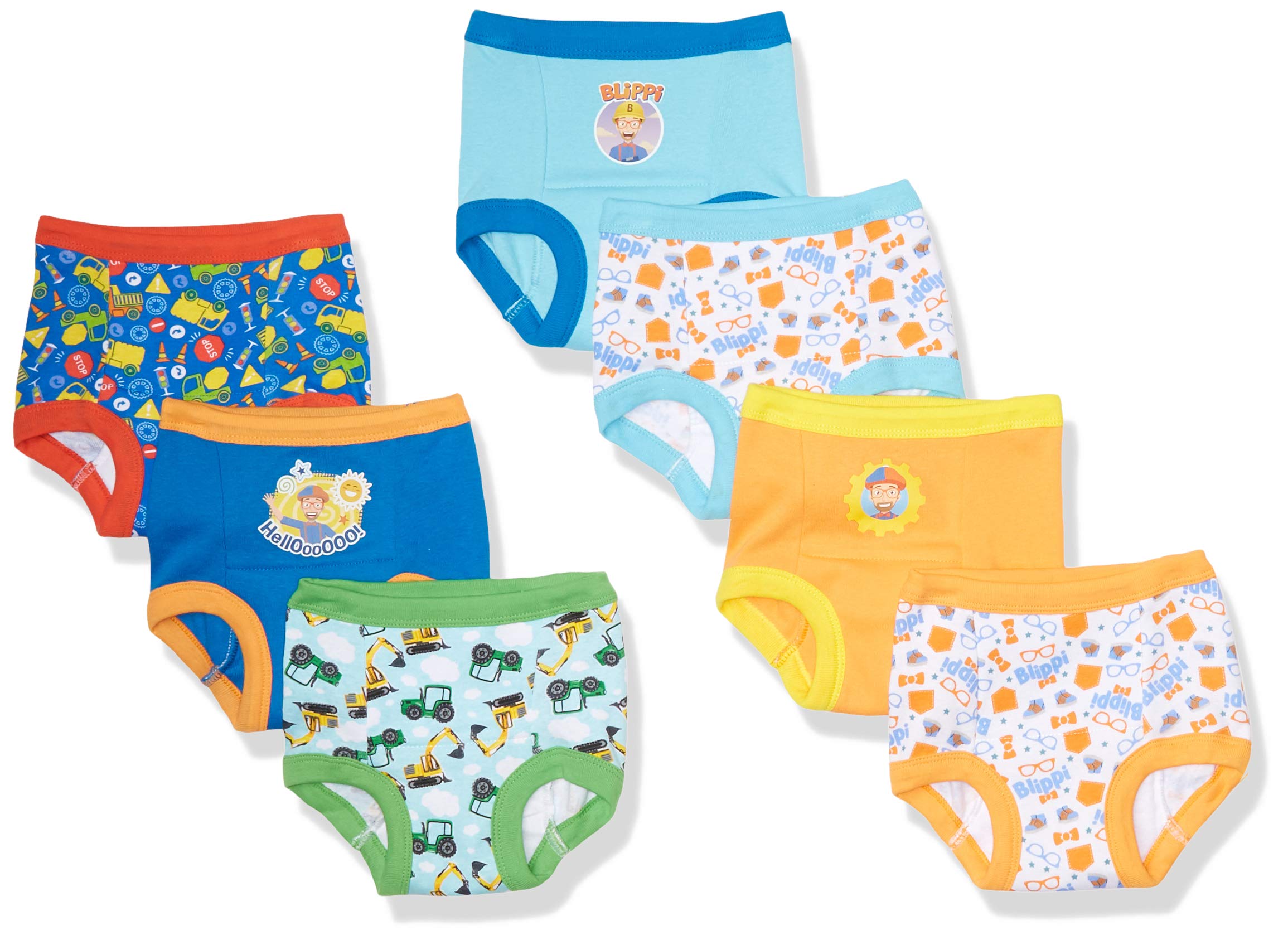 Bluey Unisex Baby  Exclusive Potty Training Pants with Stickers and  Success Chart, Sizes 18 M, 2T, 3T & 4T, 7-Pack