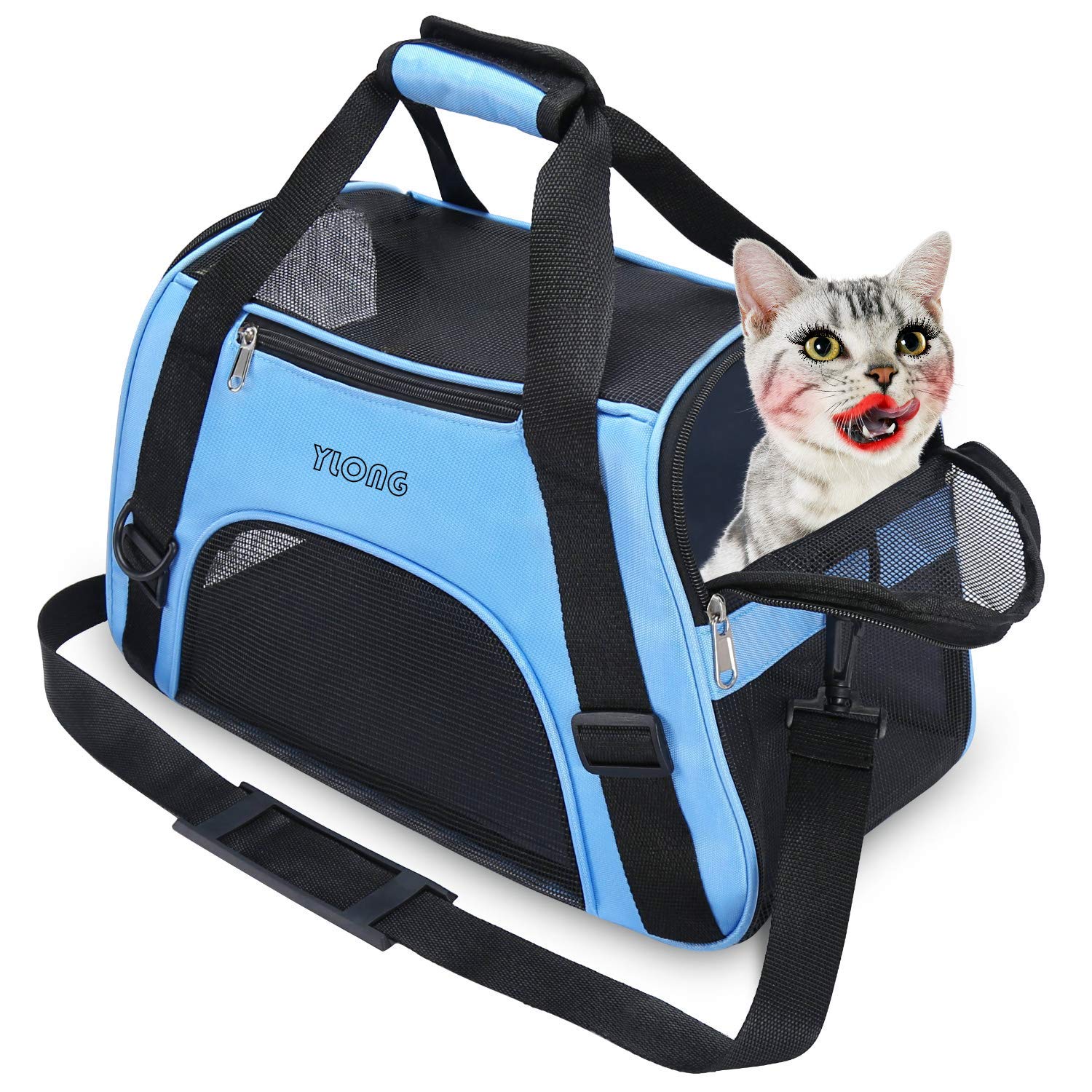 Airline-Approved Rolling Cat Carrier –