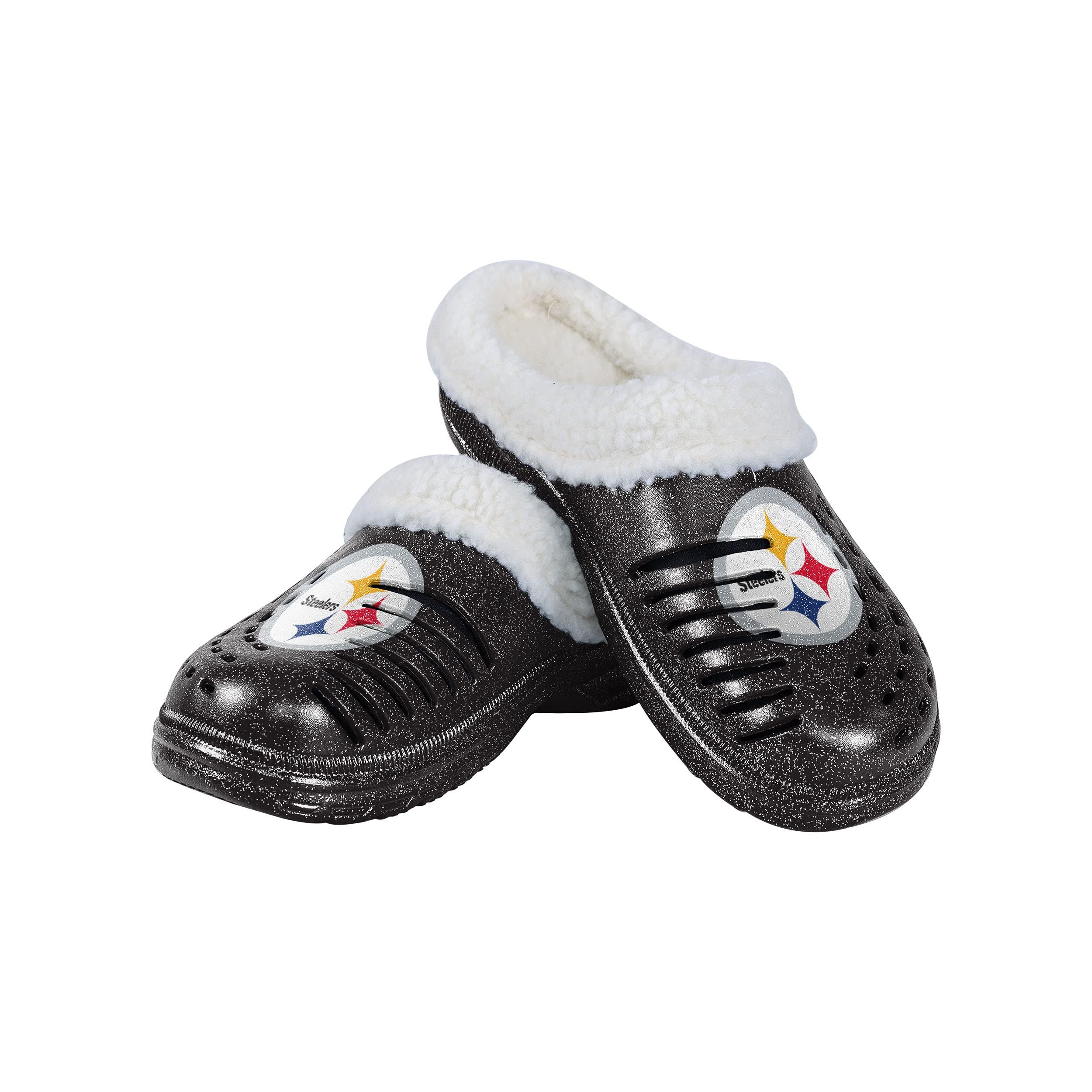 Pittsburgh Steelers FOCO Women's Glitter Sneakers