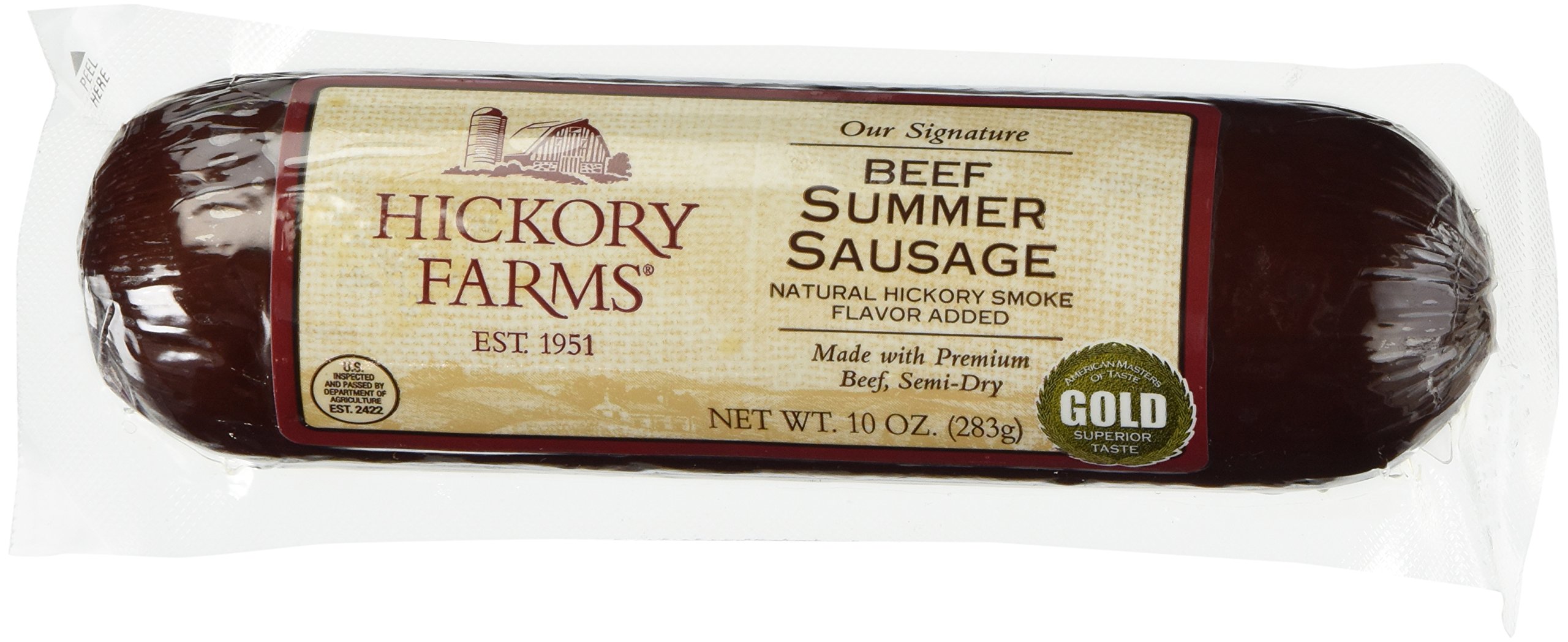  Hickory Farms Beef Summer Sausage : Grocery & Gourmet Food