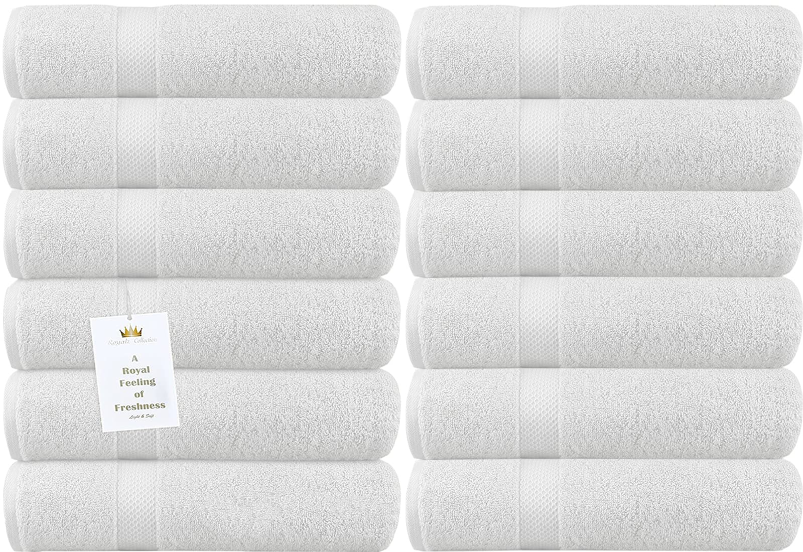 Premium Ringspun 100% Cotton Terry Towels and Washcloth Collections