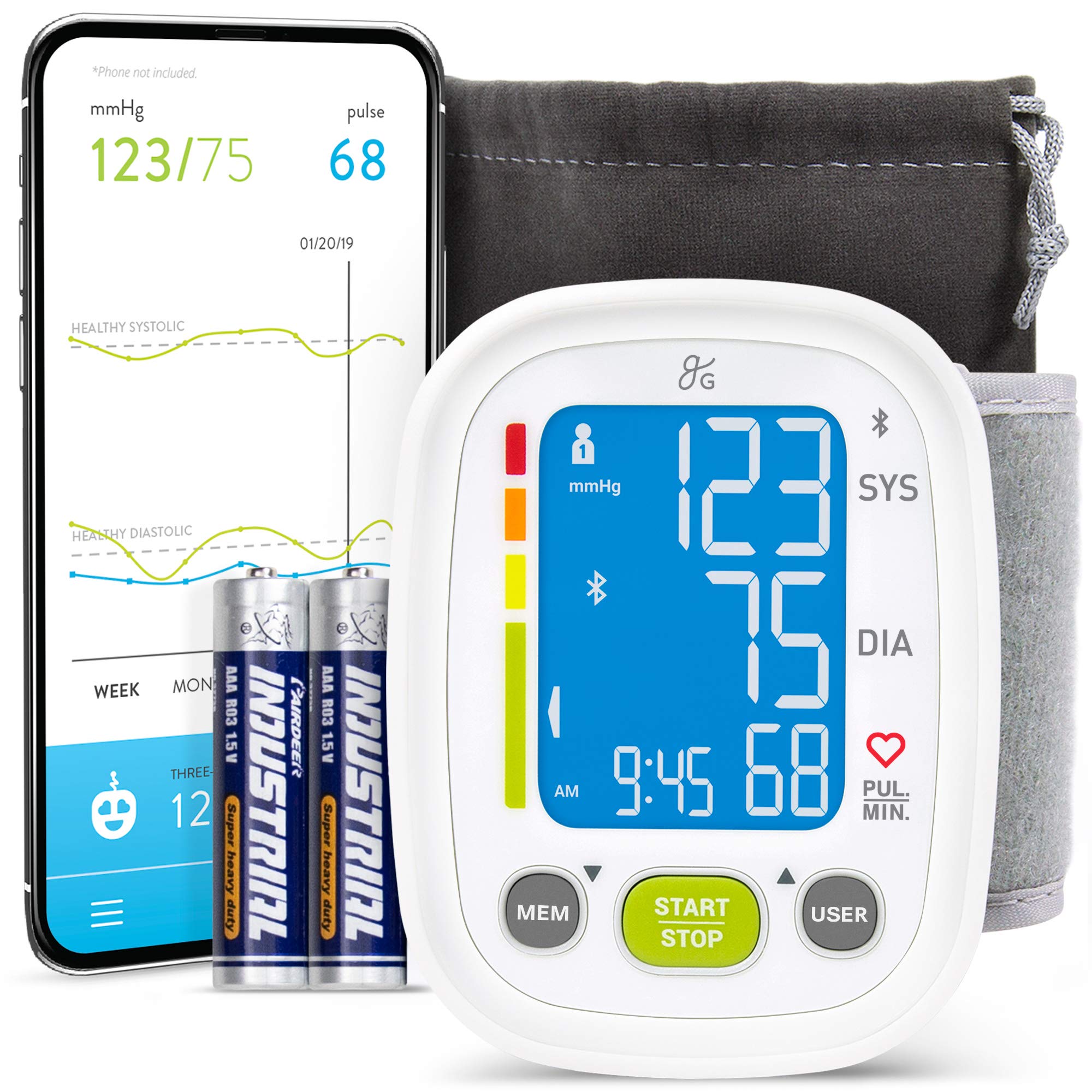 balance blood pressure monitor bluetooth