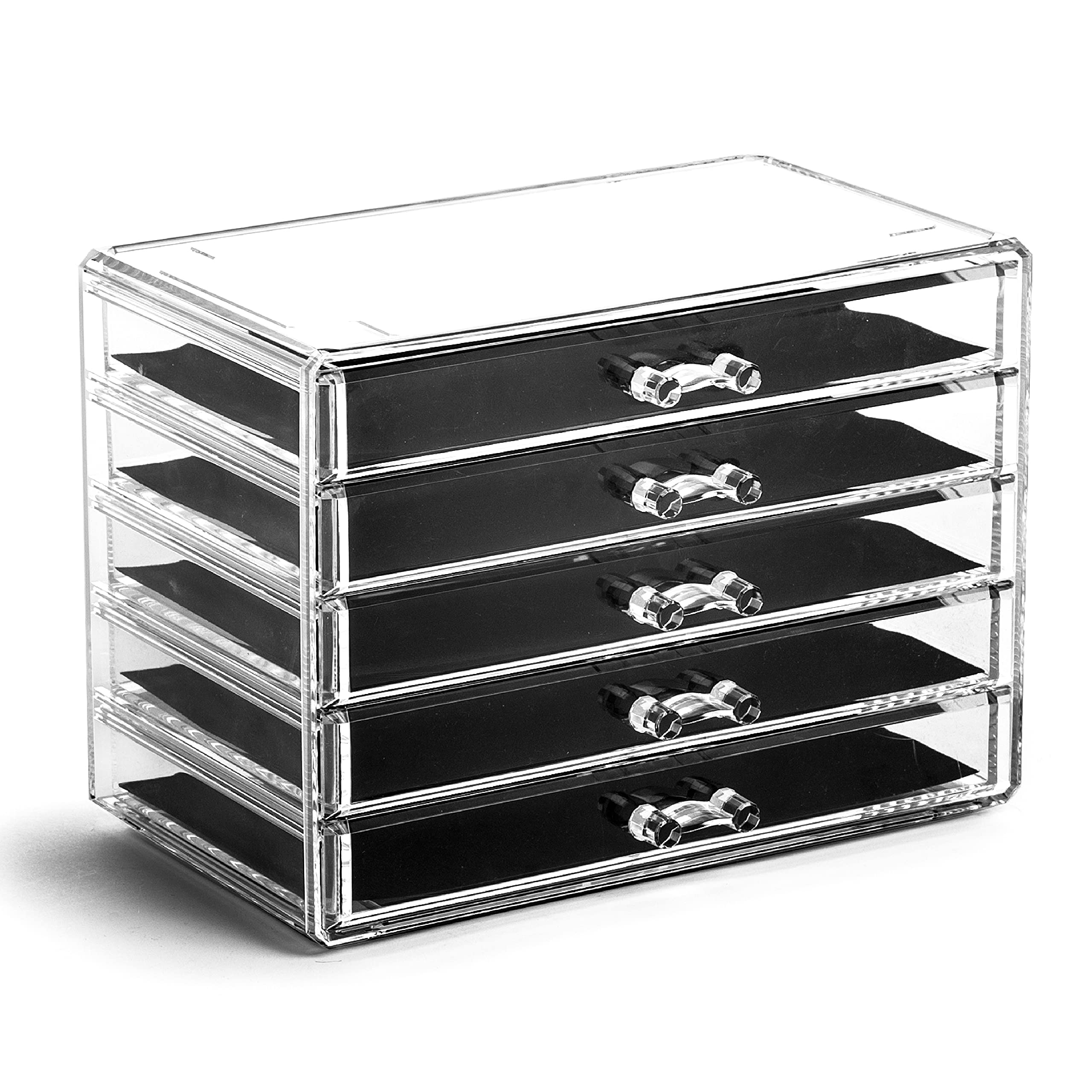  BINO, Stackable Storage Drawers, Large - Clear, THE CRATE  COLLECTION