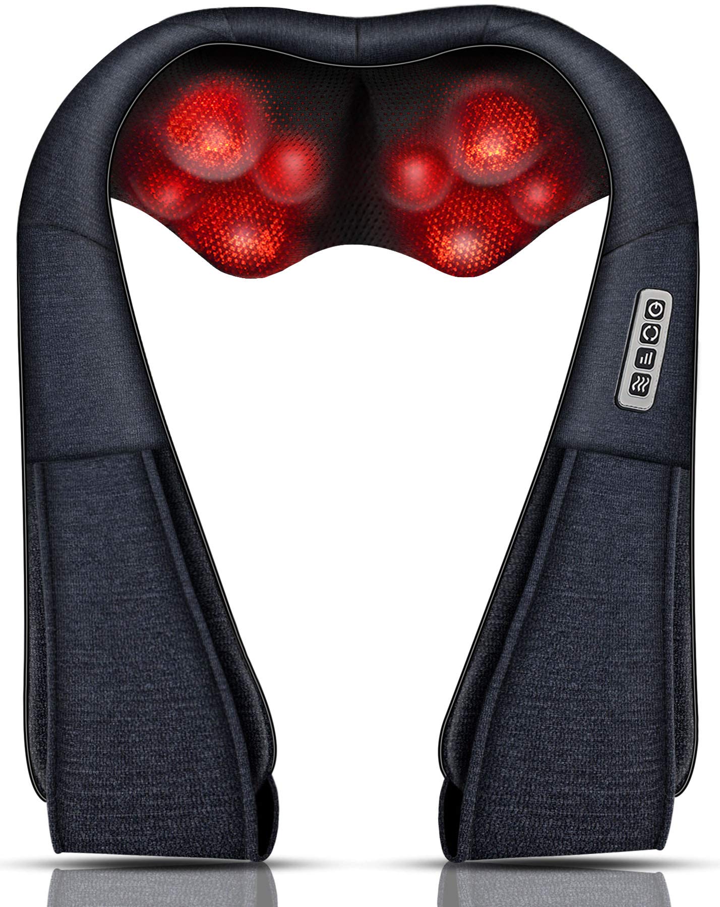 Mo Cuishle Neck Shoulder Back Massager with Heat - Shiatsu Neck Massager  MO-D010