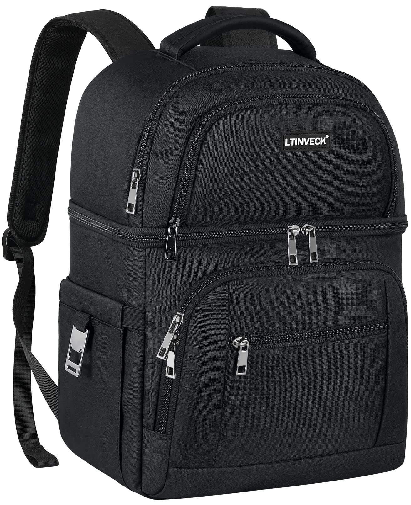 Insulated Dual Compartment Lunch Bag for Men, Women | Double Deck