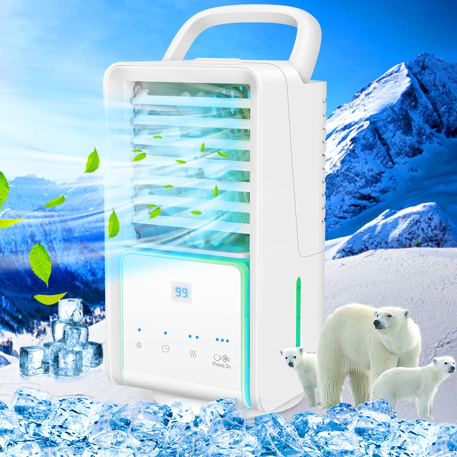 Polar cool air store conditioner