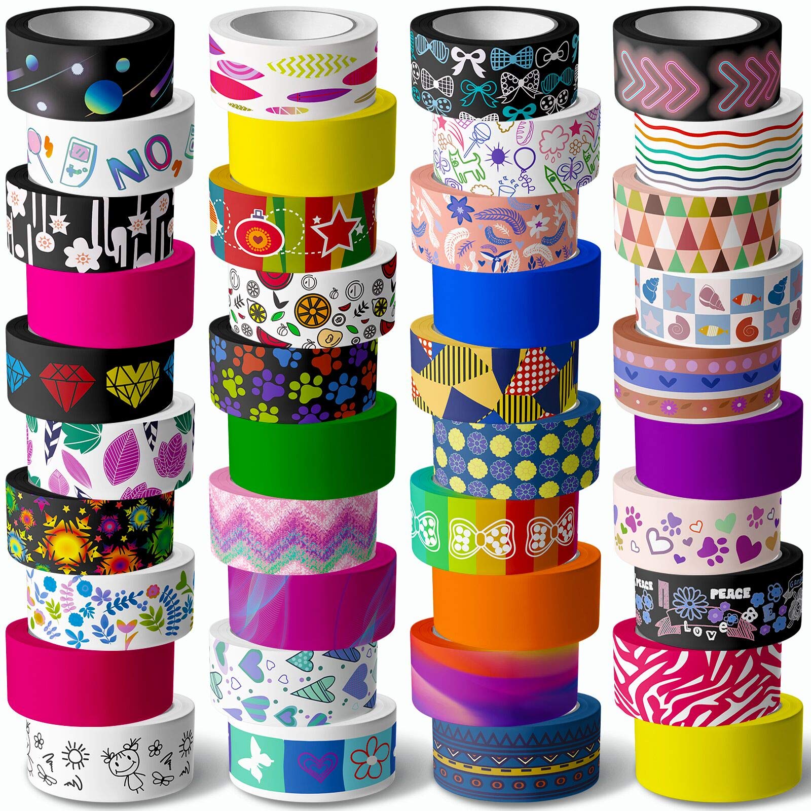 Cute Washi Tape Set, Designer Decorative Masking Tapes for DIY