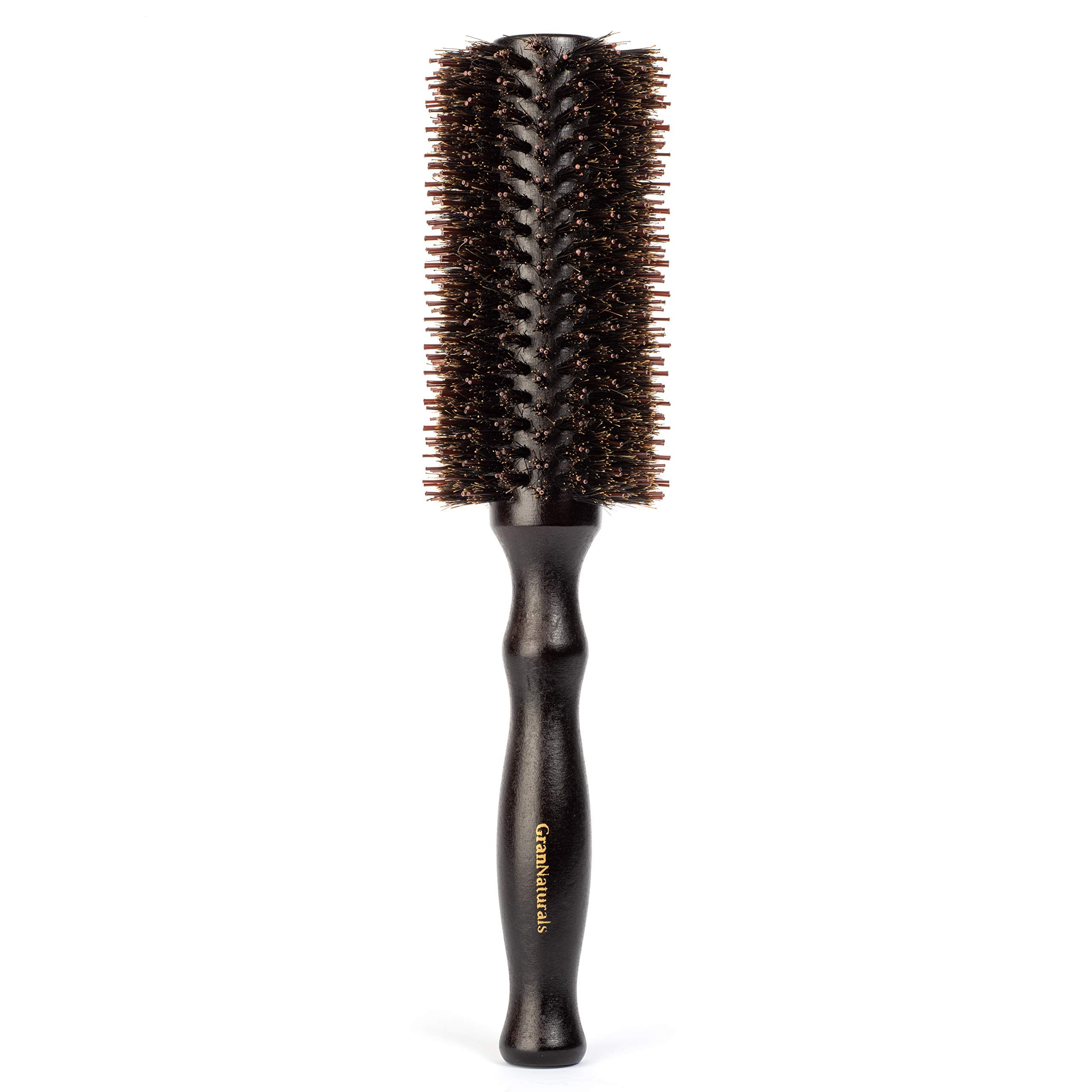 Grannaturals Boar Bristle Hair Brush for Women and Men - Natural Wooden