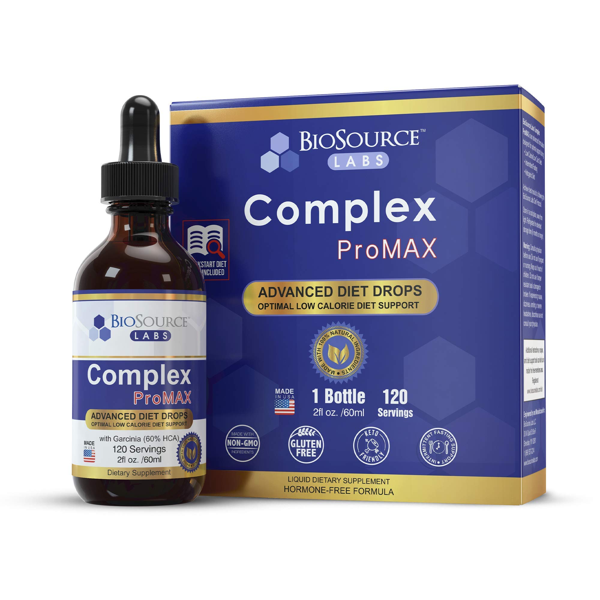 BioSource Labs Complex ProMAX Premium Diet Drops 1 X 2 Oz Bottle 2 Fl