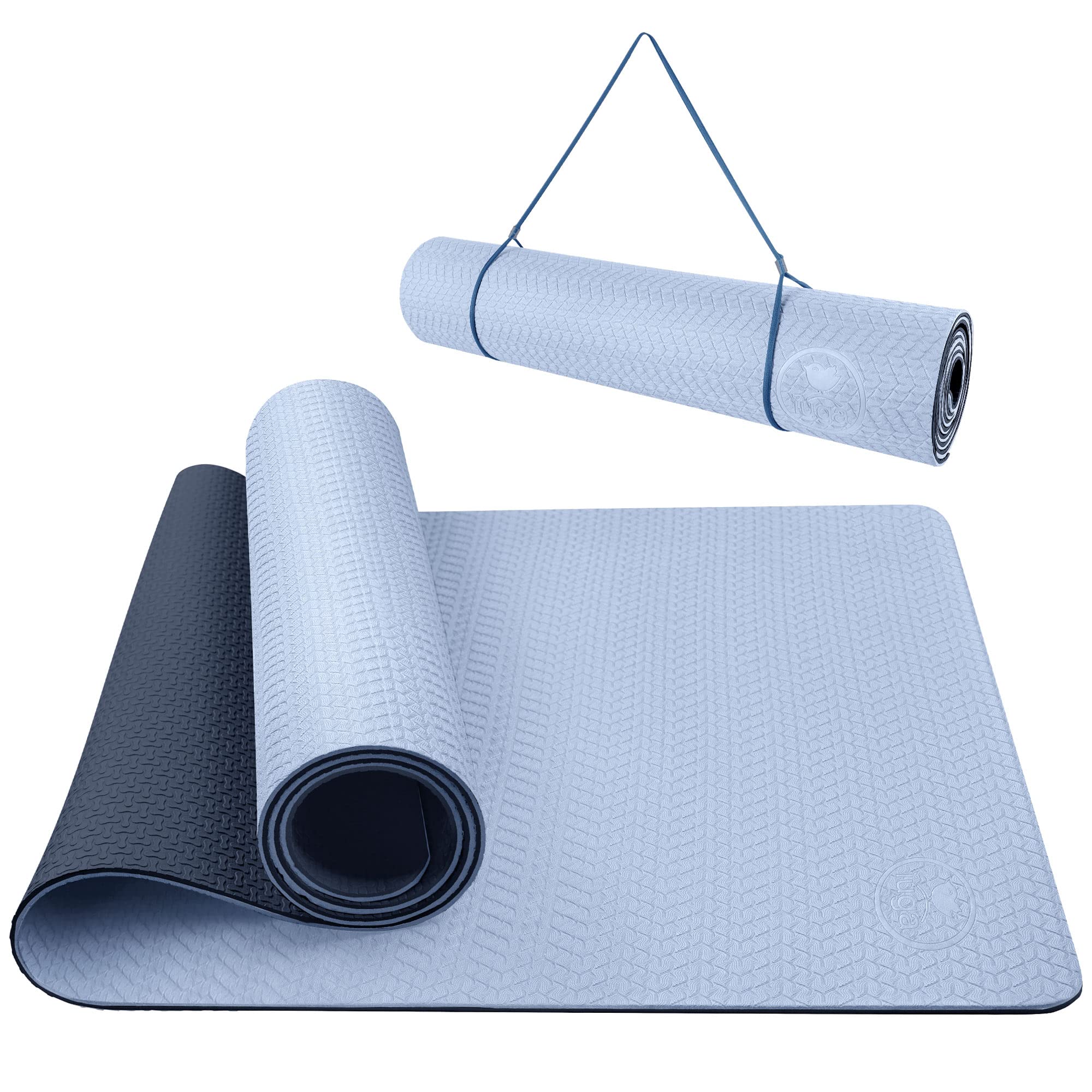 Foldable Yoga Mat / Beach Mat with Carry Bag, 72 X 30 Inch, Model