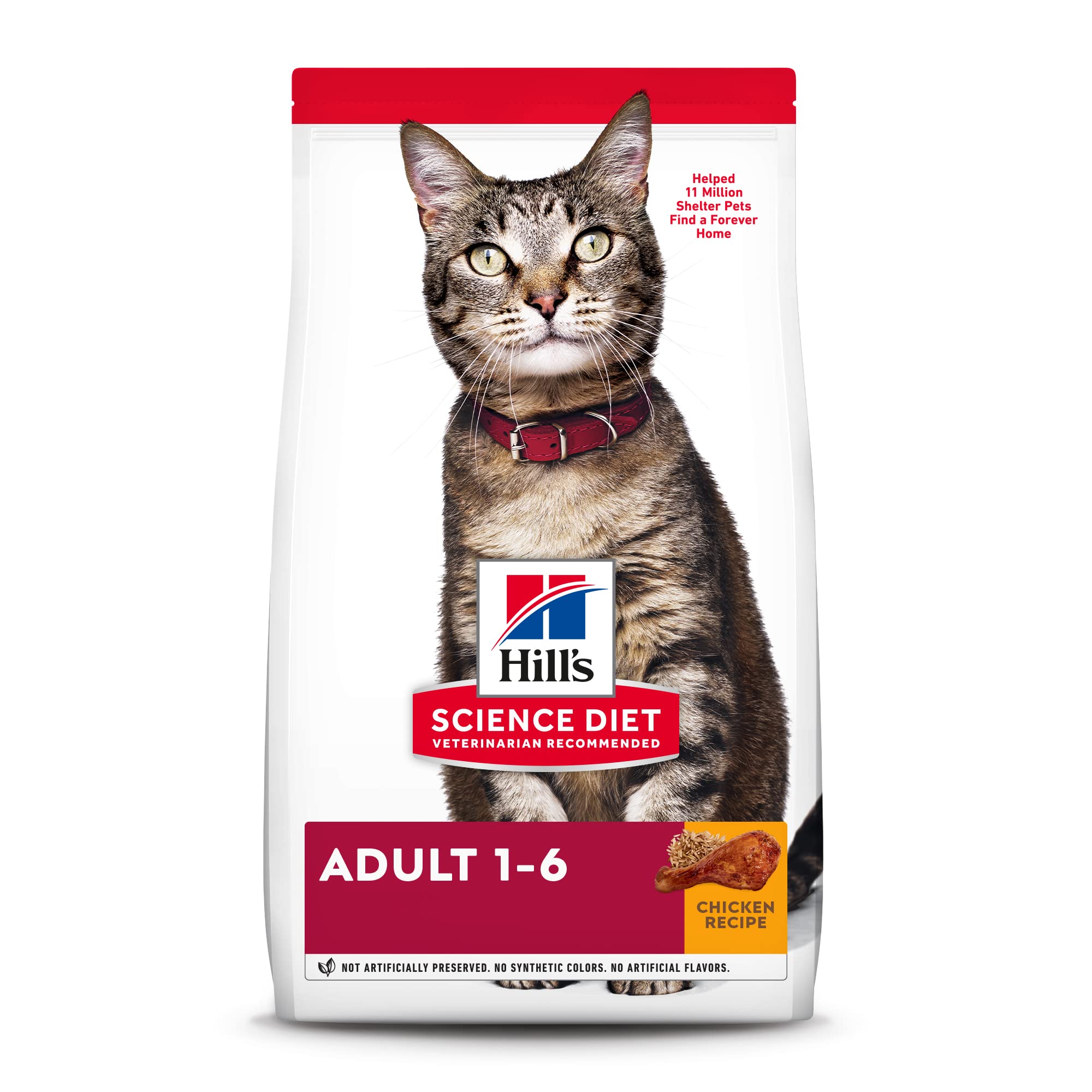 Hill s Science Diet Dry Cat Food Adult Chicken Recipe 7 Pound