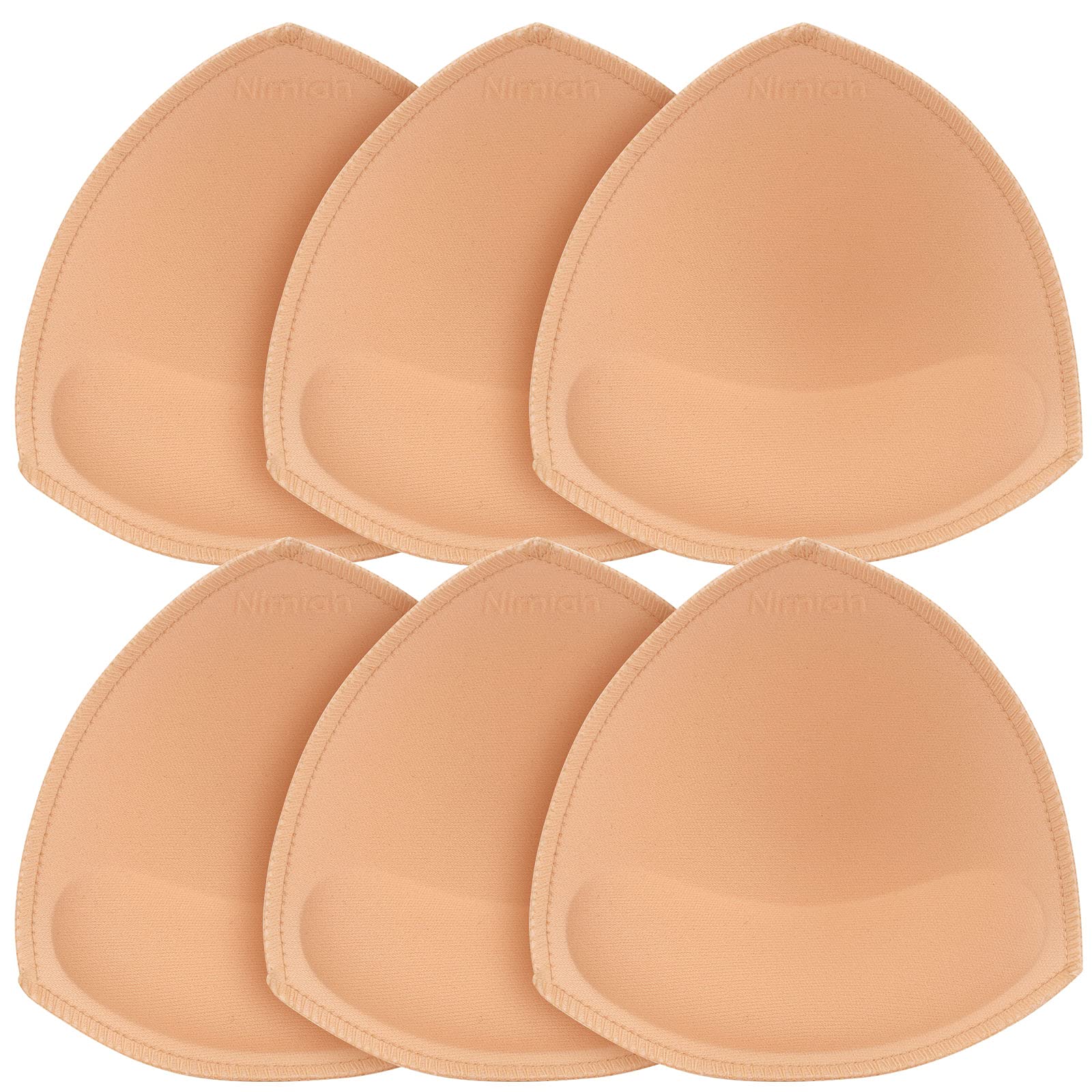 Generic 3 Pairs Bra Inserts Pads Removable Bra Cups Inserts Comfy Soft  Black