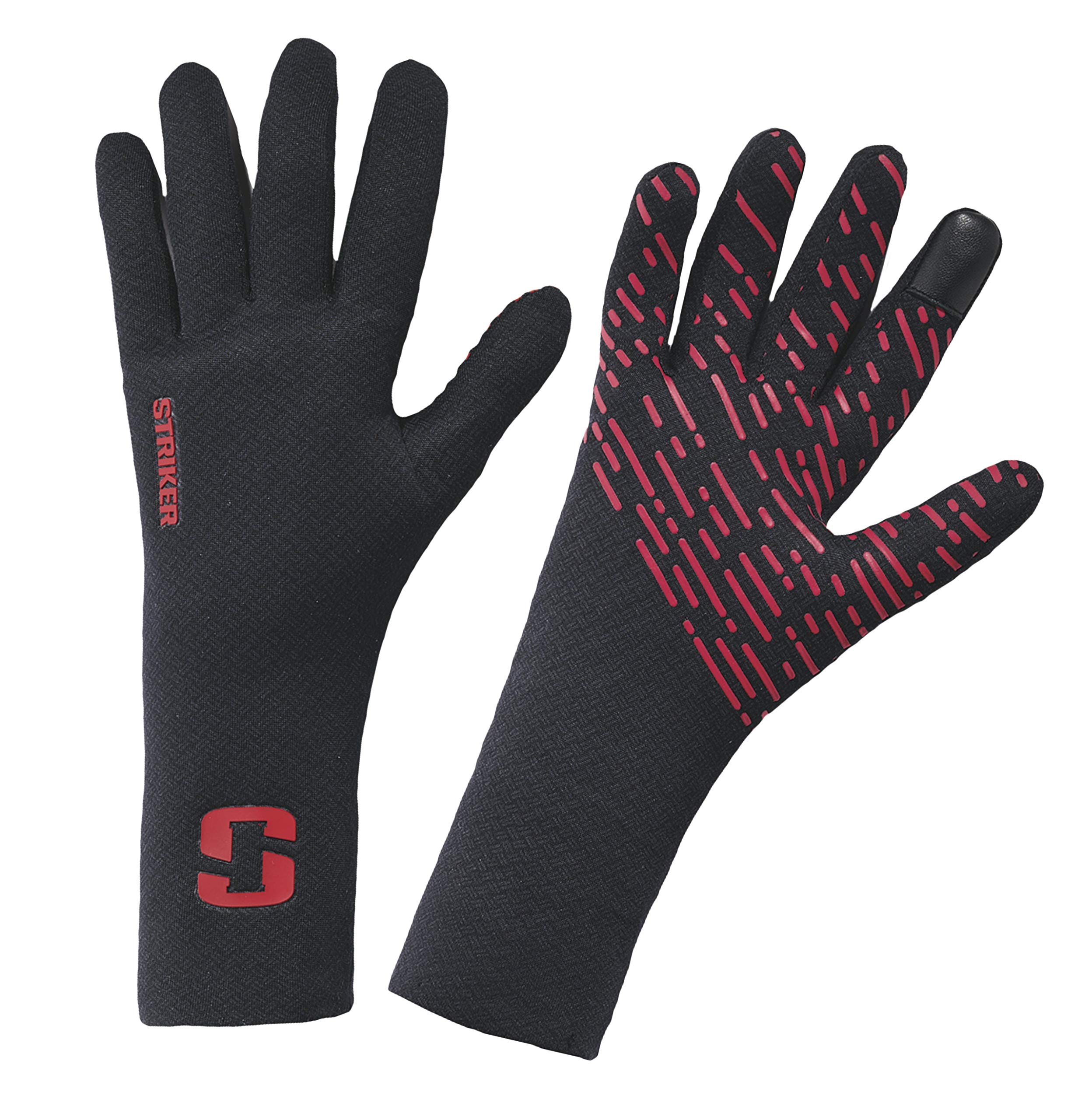 StrikerICE Men's Stealth Fishing Gloves, Waterproof Gloves with Tech-Touch  Fingertips