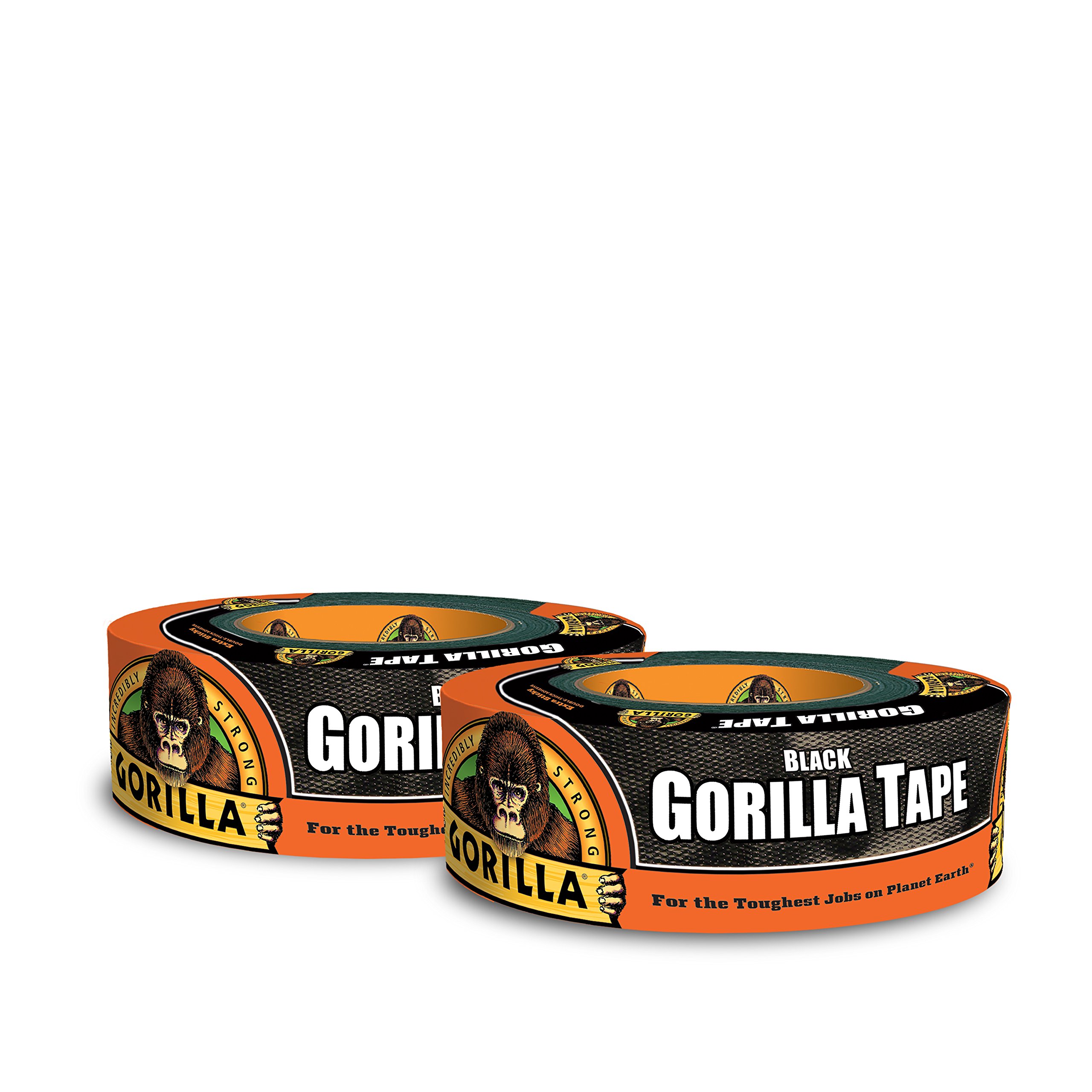 Gorilla Tape, White Duct Tape, 1.88 x 10 yd, White, (Pack of 6)