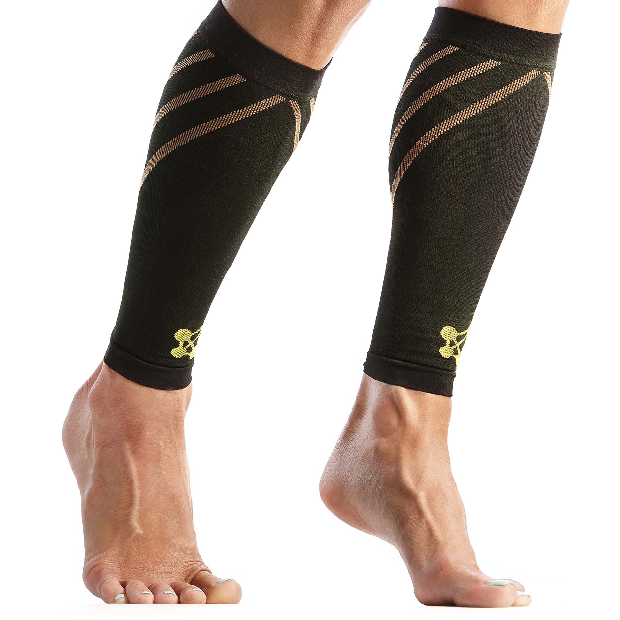 Womens Reflective Compression Calf Sleeves 20-30mmHg